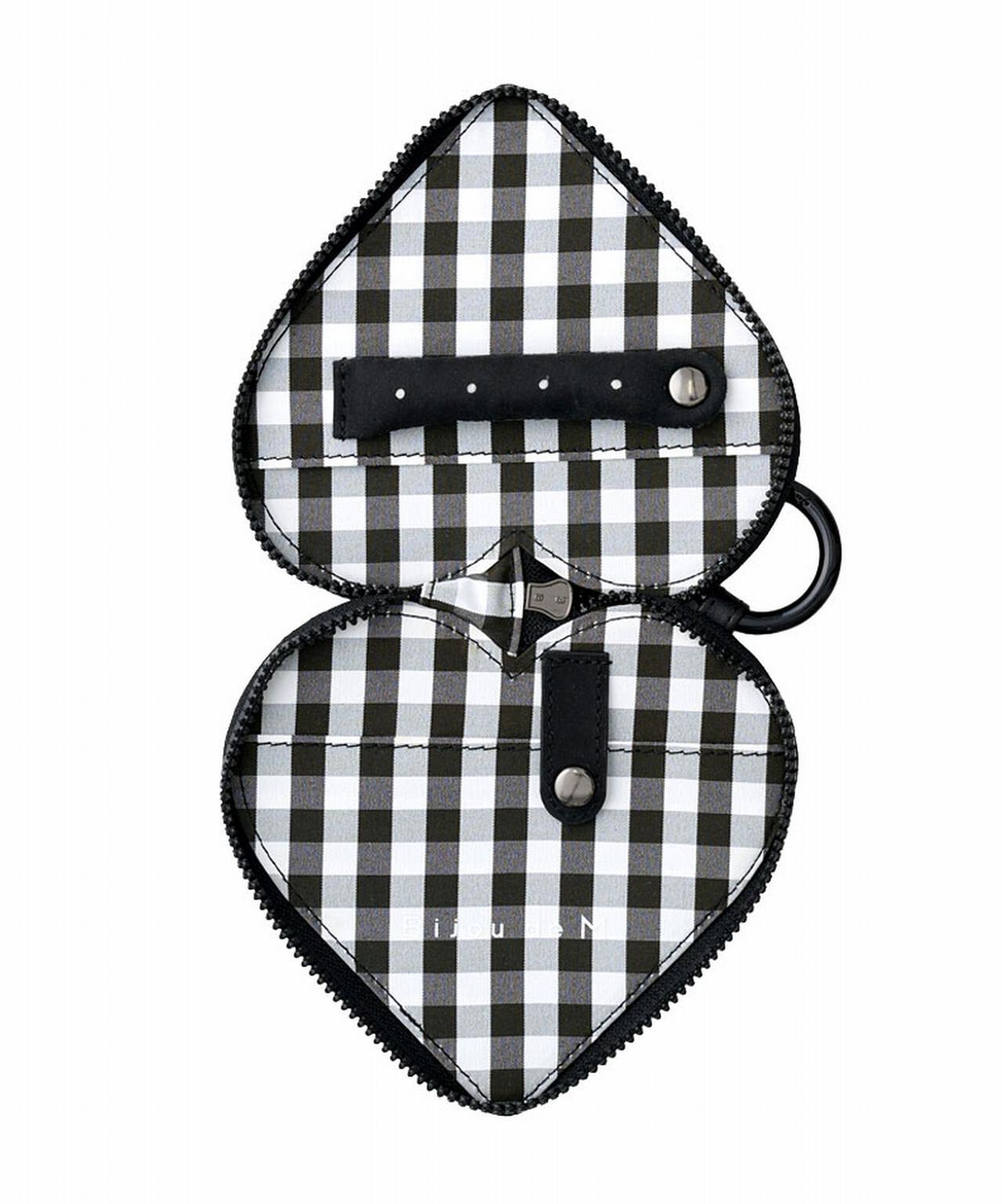 ［ajew×Bijou de M］PU HEART pocket case(MagSafe対応)