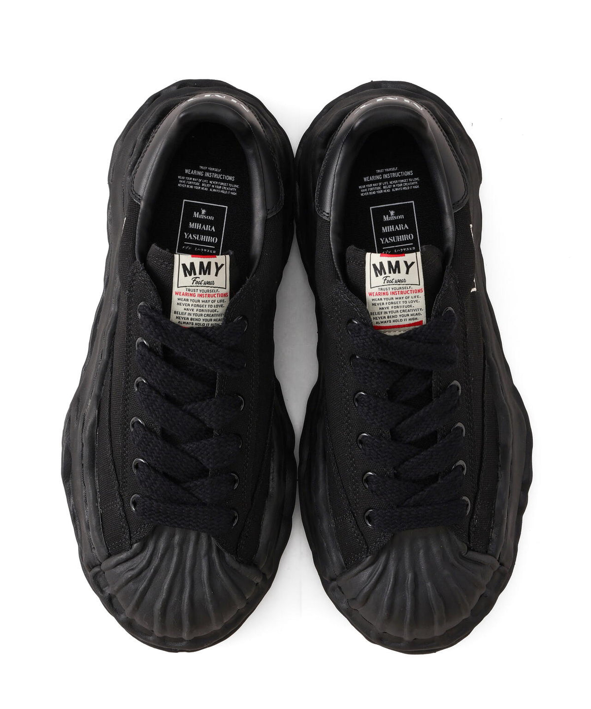 Maison MIHARAYASUHIRO/BLAKEY OG SOLE CANVAS LOW-TOP SNEAKERS