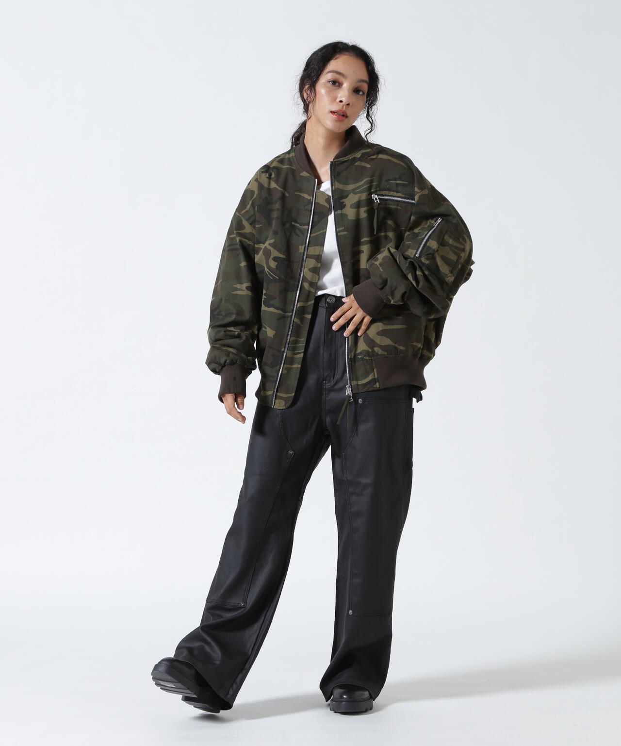 FR(13)NDS/フレンズ/コーティングダブルニーパンツ | ROYAL FLASH