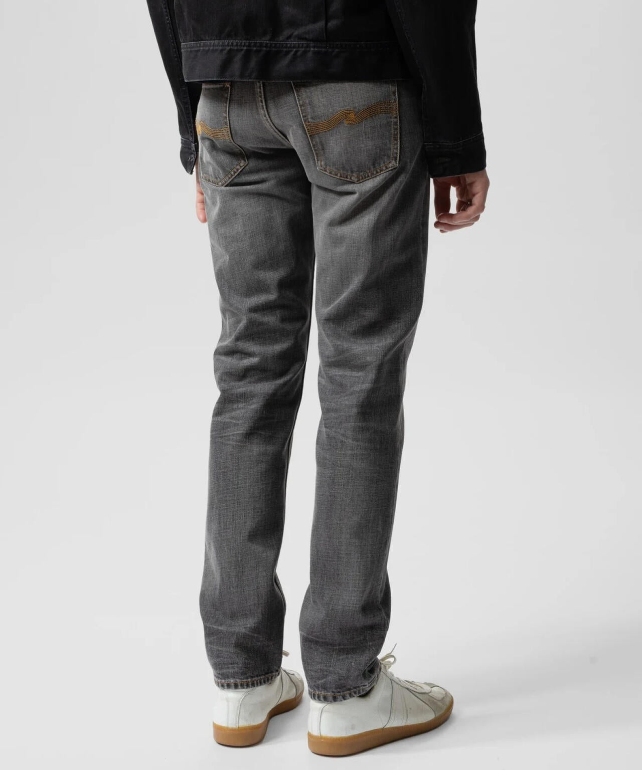 NUDIE JEANS/ヌーディージーンズ/Steady Eddie II Grey Crosshatch