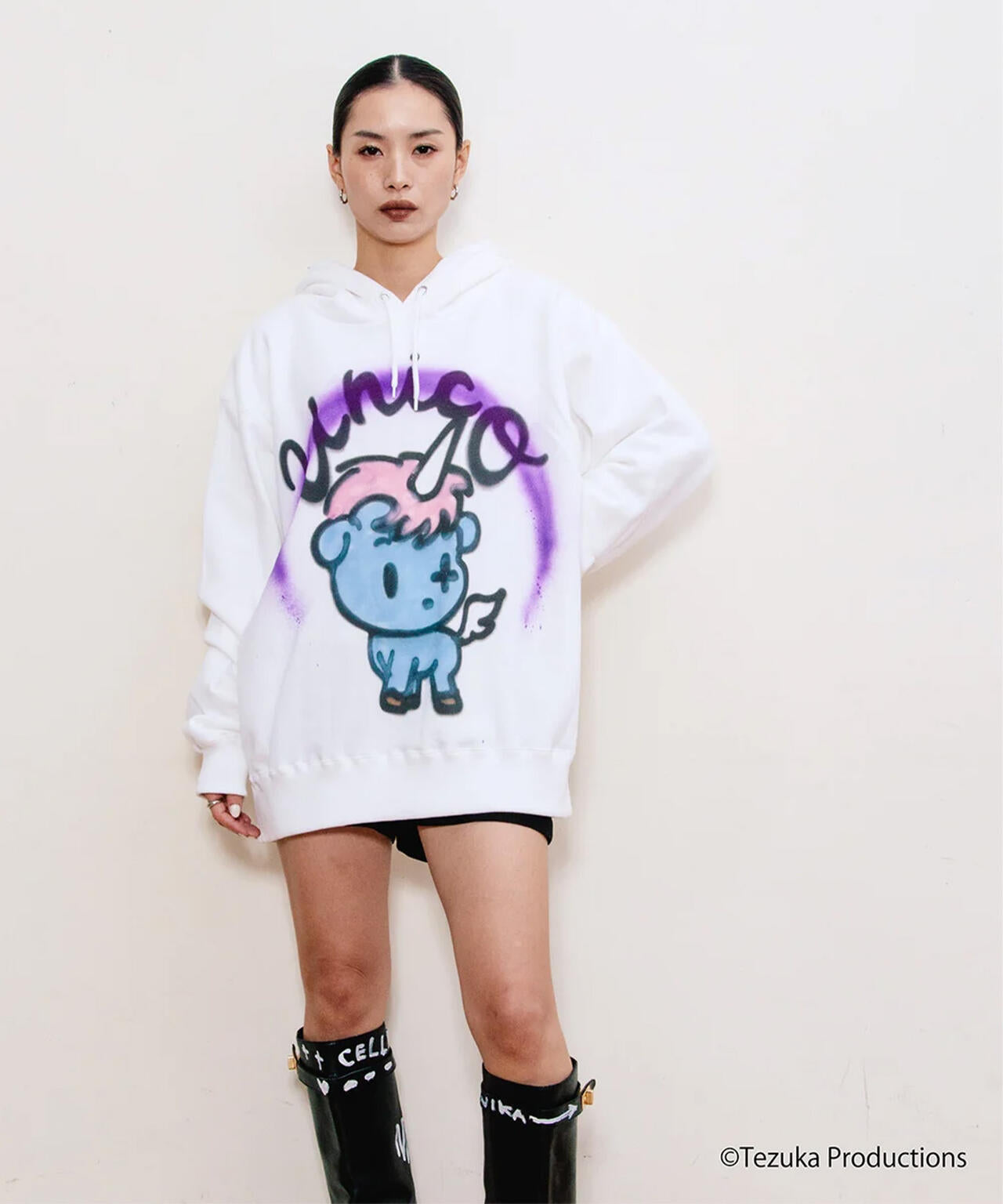 guernika/ゲルニカ/THUMB DOLL SPRAY HOODIE ユニコ | ROYAL FLASH