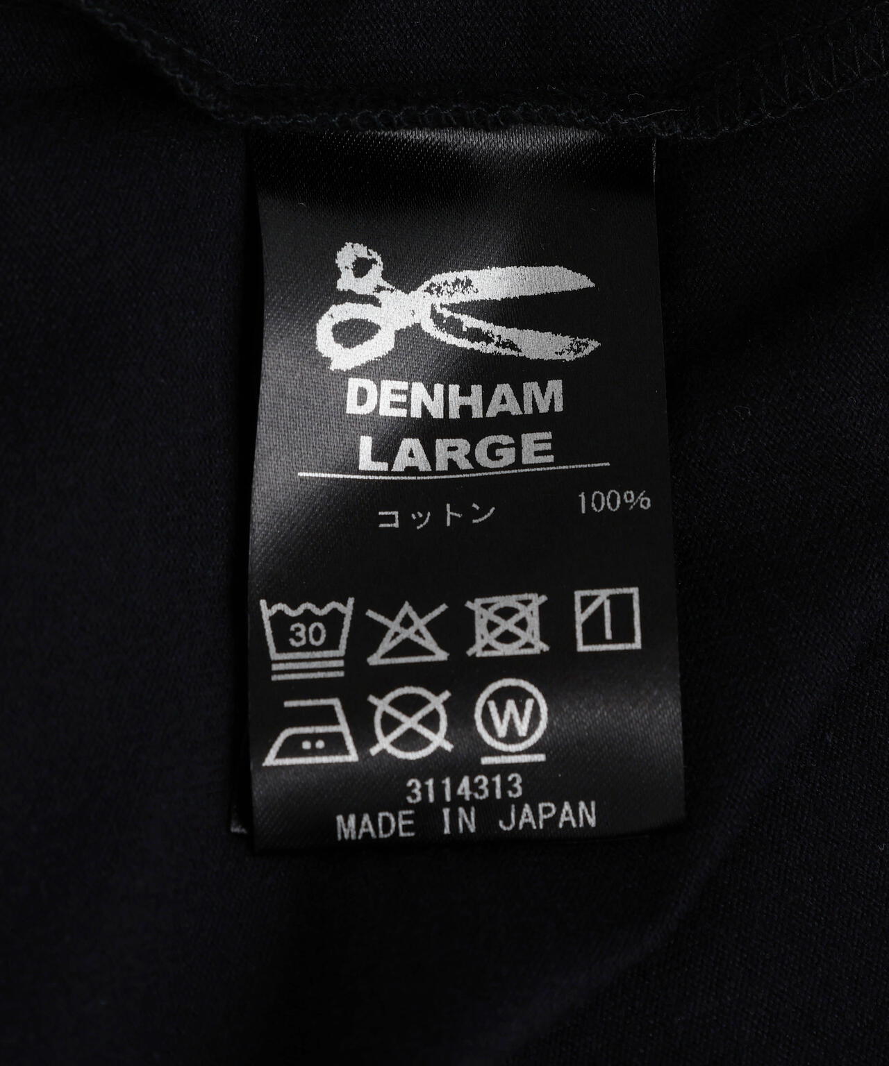 DENHAM/デンハム/TYPOGRAPHY GRAPHIC TEE