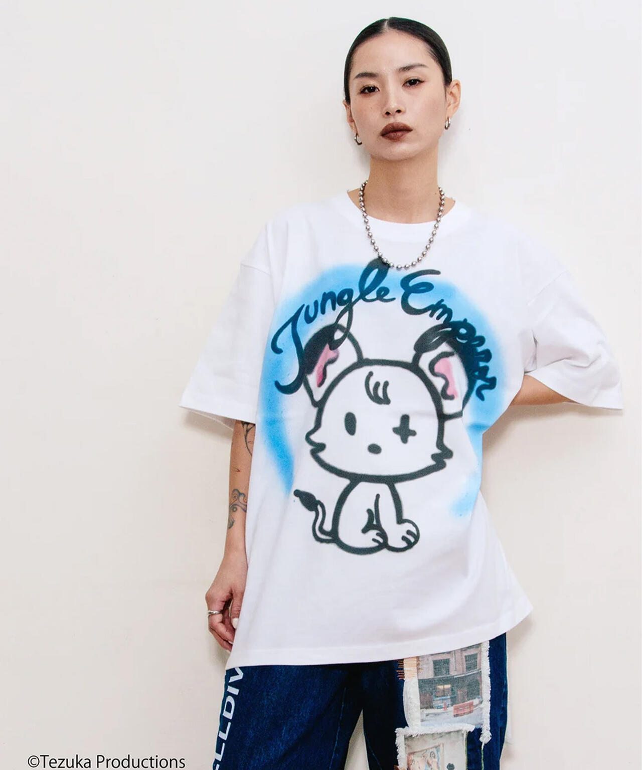 guernika/ゲルニカ/Thumb Doll Spray Tshirt レオ