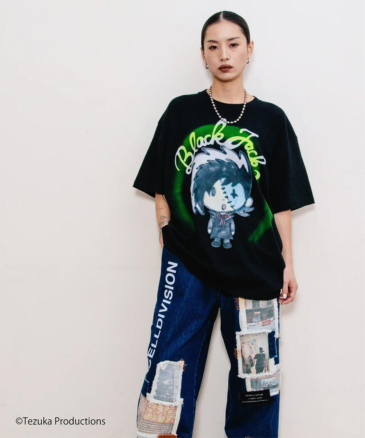 guernika/ゲルニカ/Thumb Doll Spray Tshirt/ブラックジャック | ROYAL
