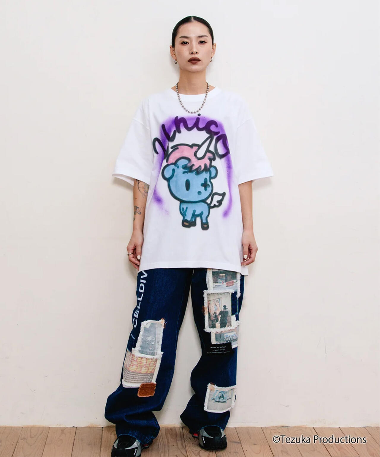 【ruruaさん専用】 guernika/ゲルニカ/Thumb Doll Spray Tshirt ユニコ | ROYAL FLASH