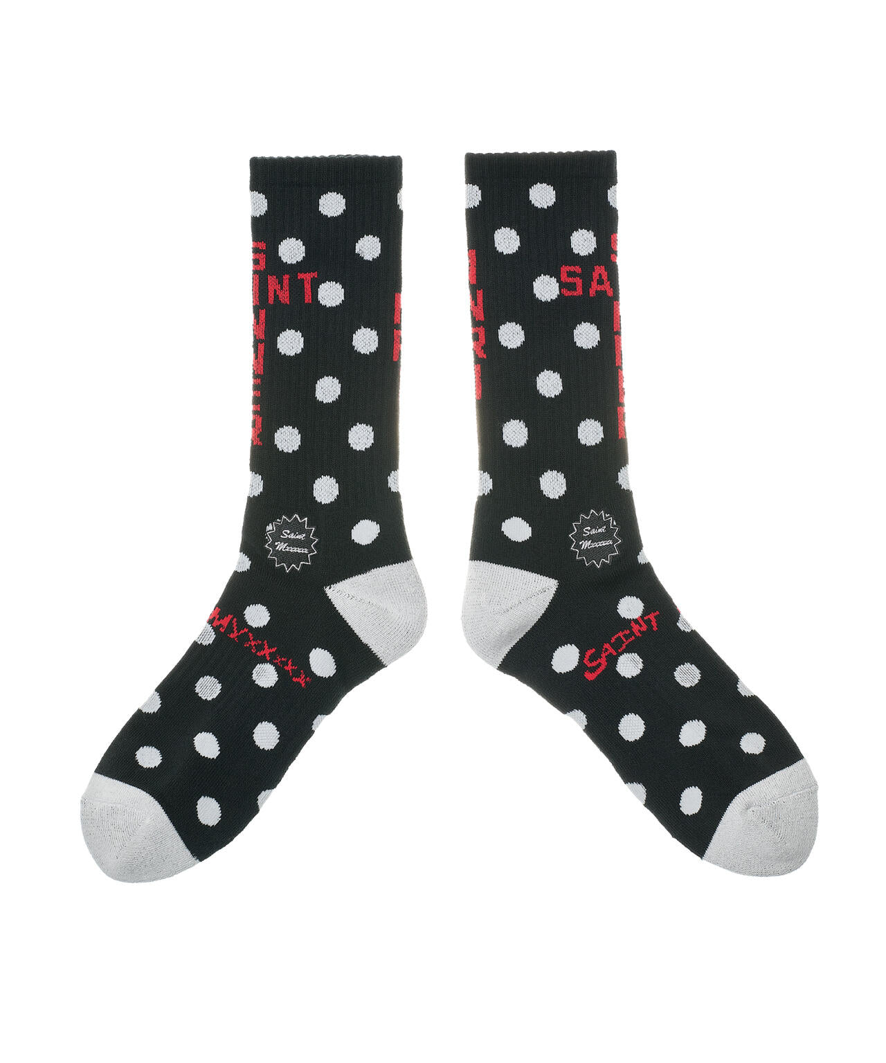 SAINT MICHAEL/セントマイケル/SOCKS/DOT/BLACK