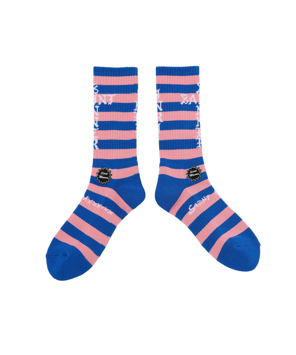 SAINT MICHAEL/セントマイケル/SOCKS/BORDER/BULE+PINK