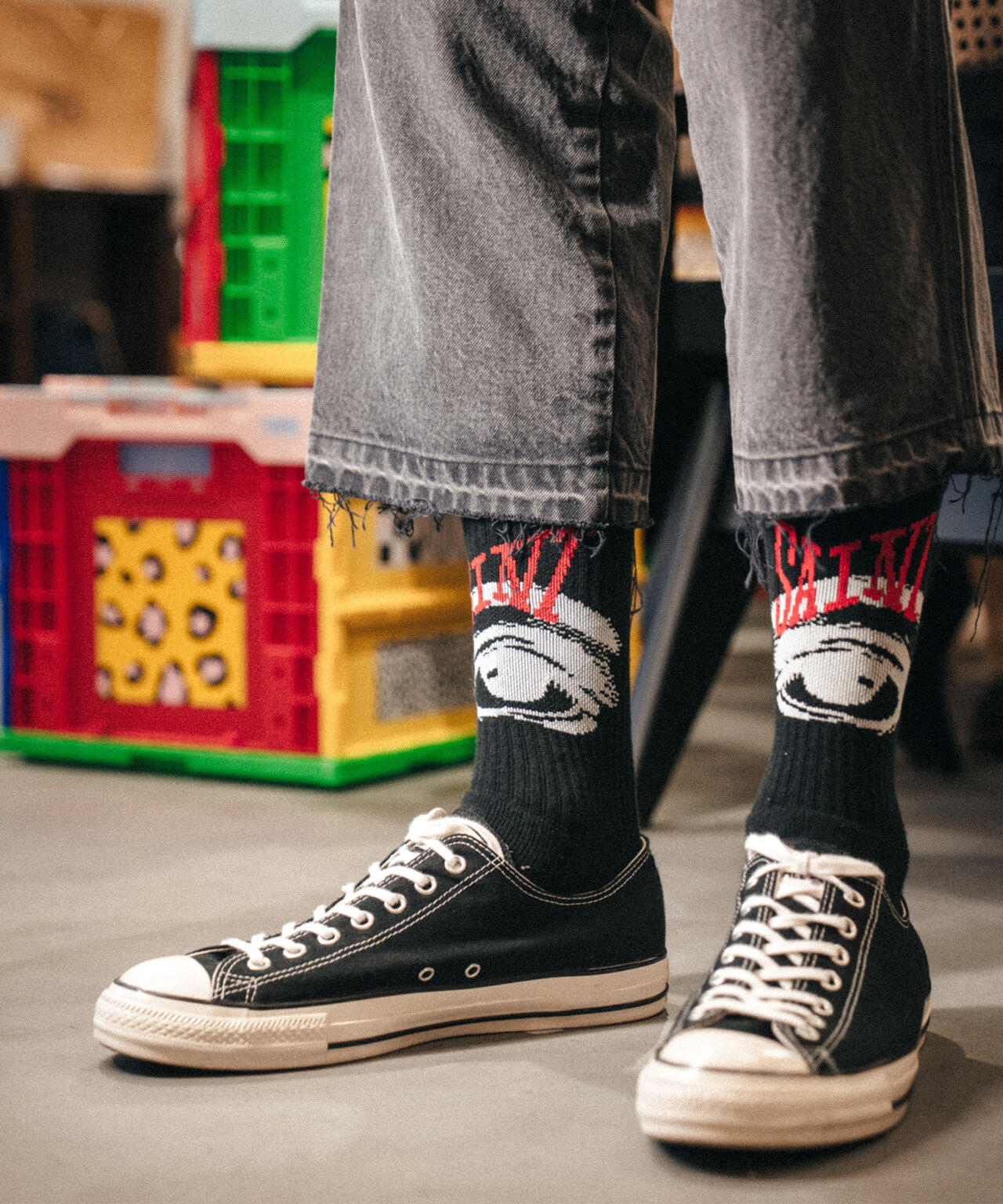 SAINT MICHAEL/セントマイケル/SOCKS/EYE/BLACK | ROYAL FLASH