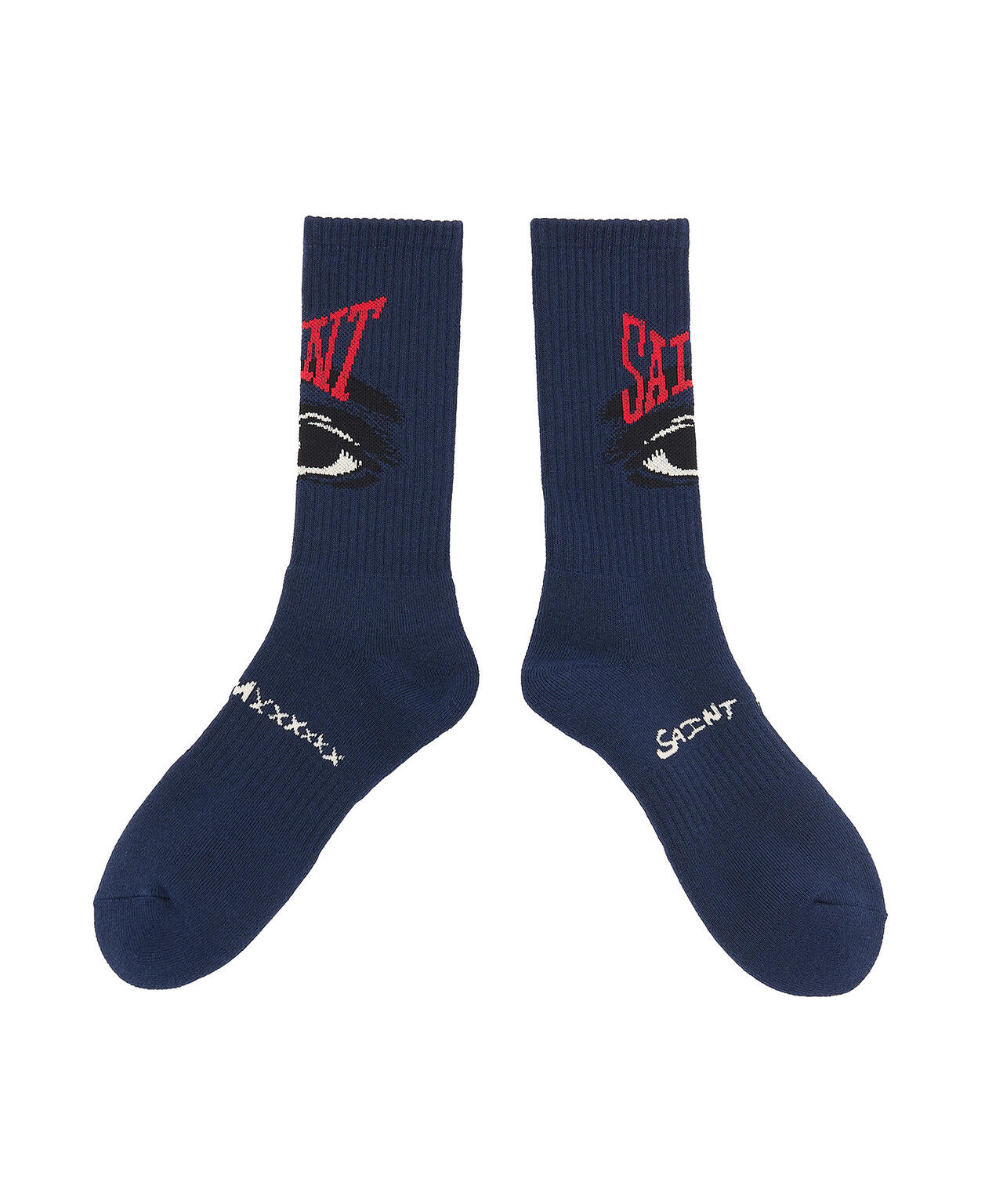 SAINT MICHAEL/セントマイケル/SOCKS/EYE/NAVY