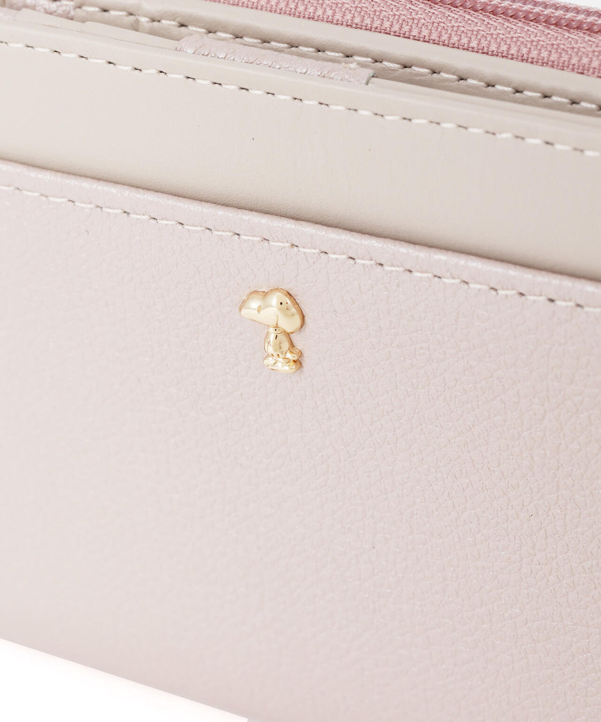 SNOOPY LEATHER COLLECTION/スヌーピーレザーコレクション/パールシリーズ 二つ折財布