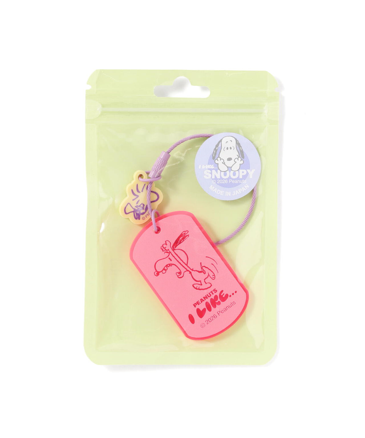 SNOOPY LEATHER COLLECTION/スヌーピーレザーコレクション/ワイヤー付ドックタグ