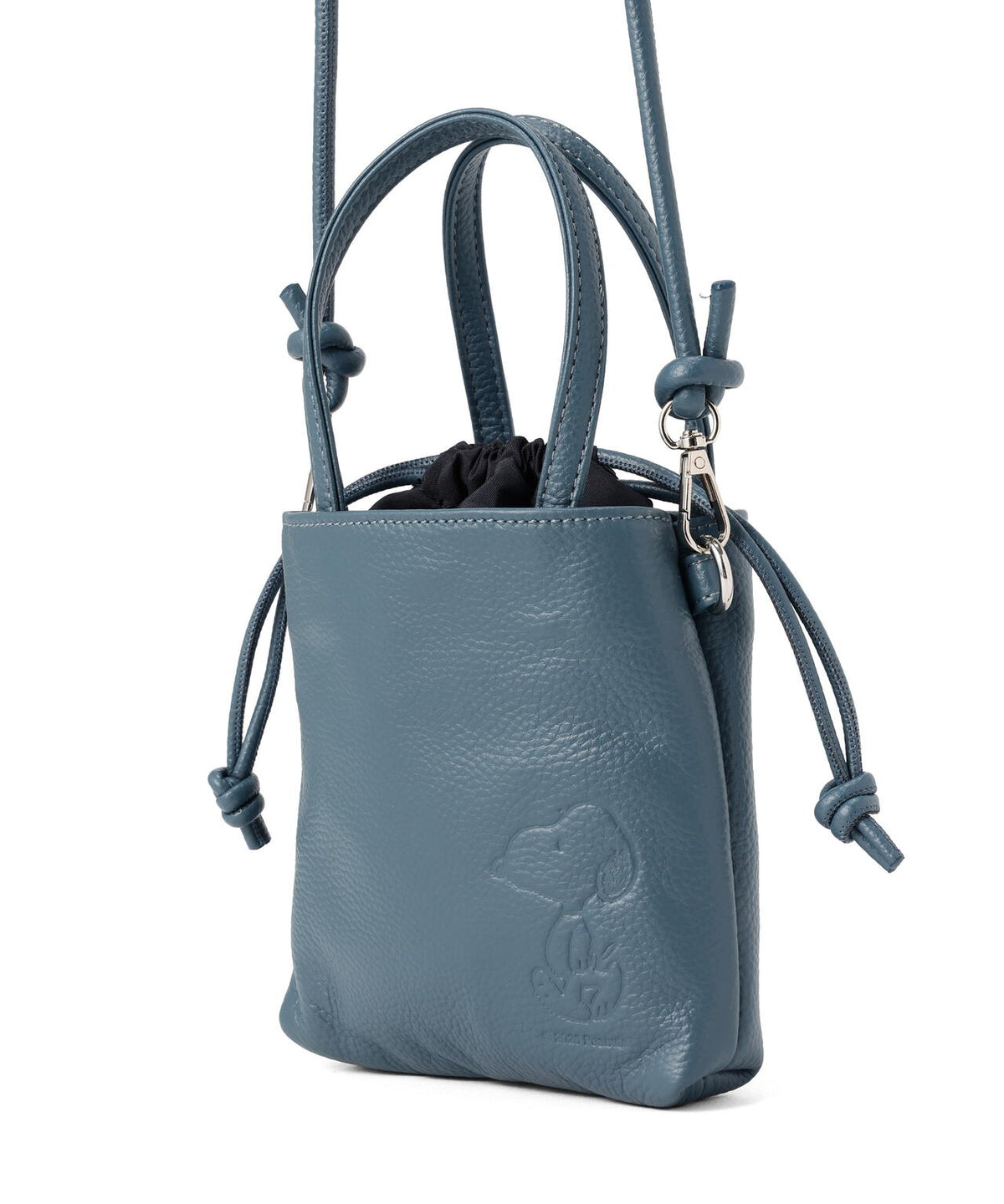 SNOOPY LEATHER COLLECTION/スヌーピーレザーコレクション/2WAY巾着ポシェット