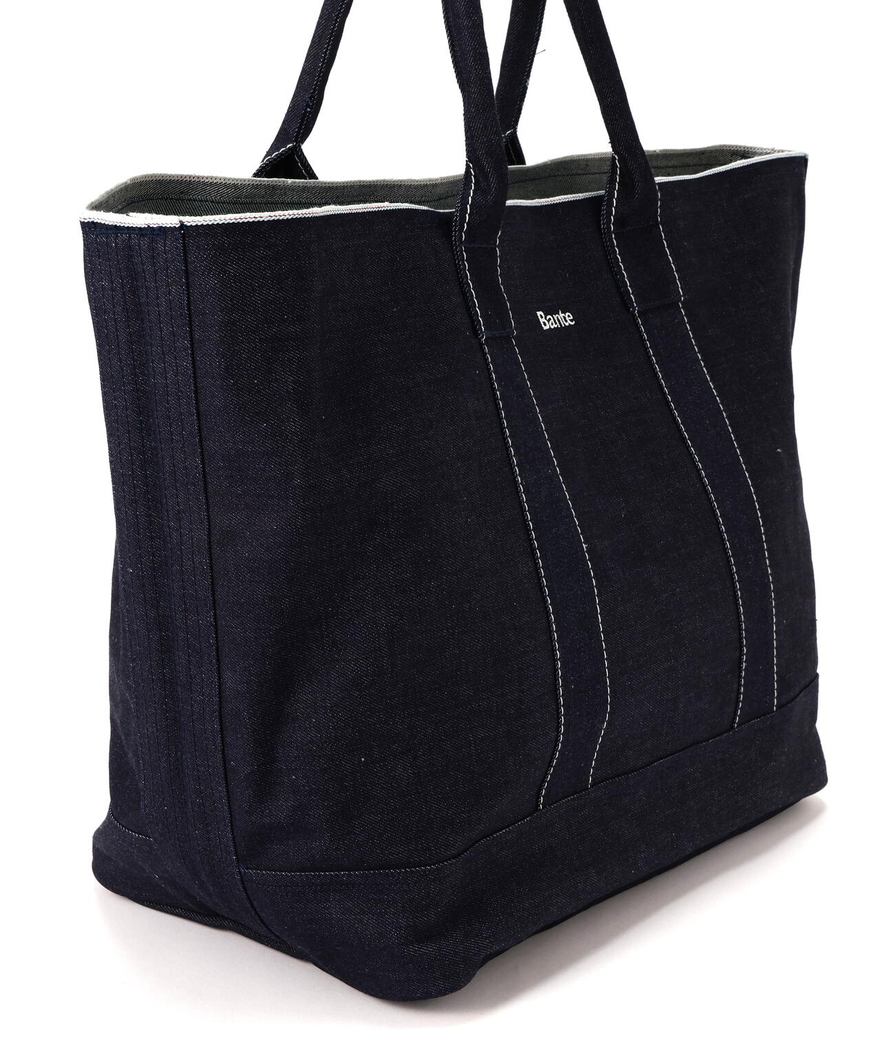 LLBean トートバッグ 2way ショルダー ブラック 黒 ホワイトステッチ