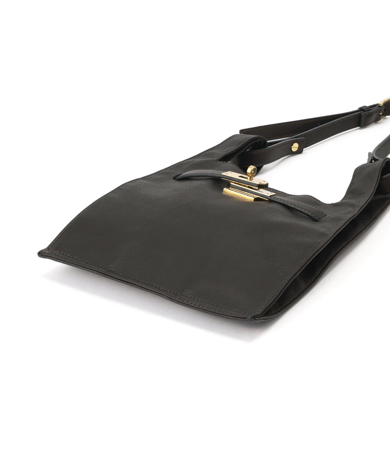 beautiful people/ビューティフルピープル/oiled leather market shoulder bag