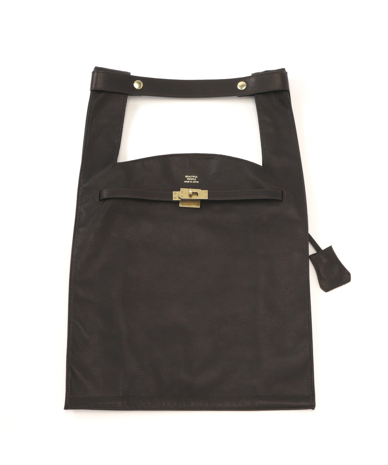 beautiful people/ビューティフルピープル/oiled leather xlarge market bag