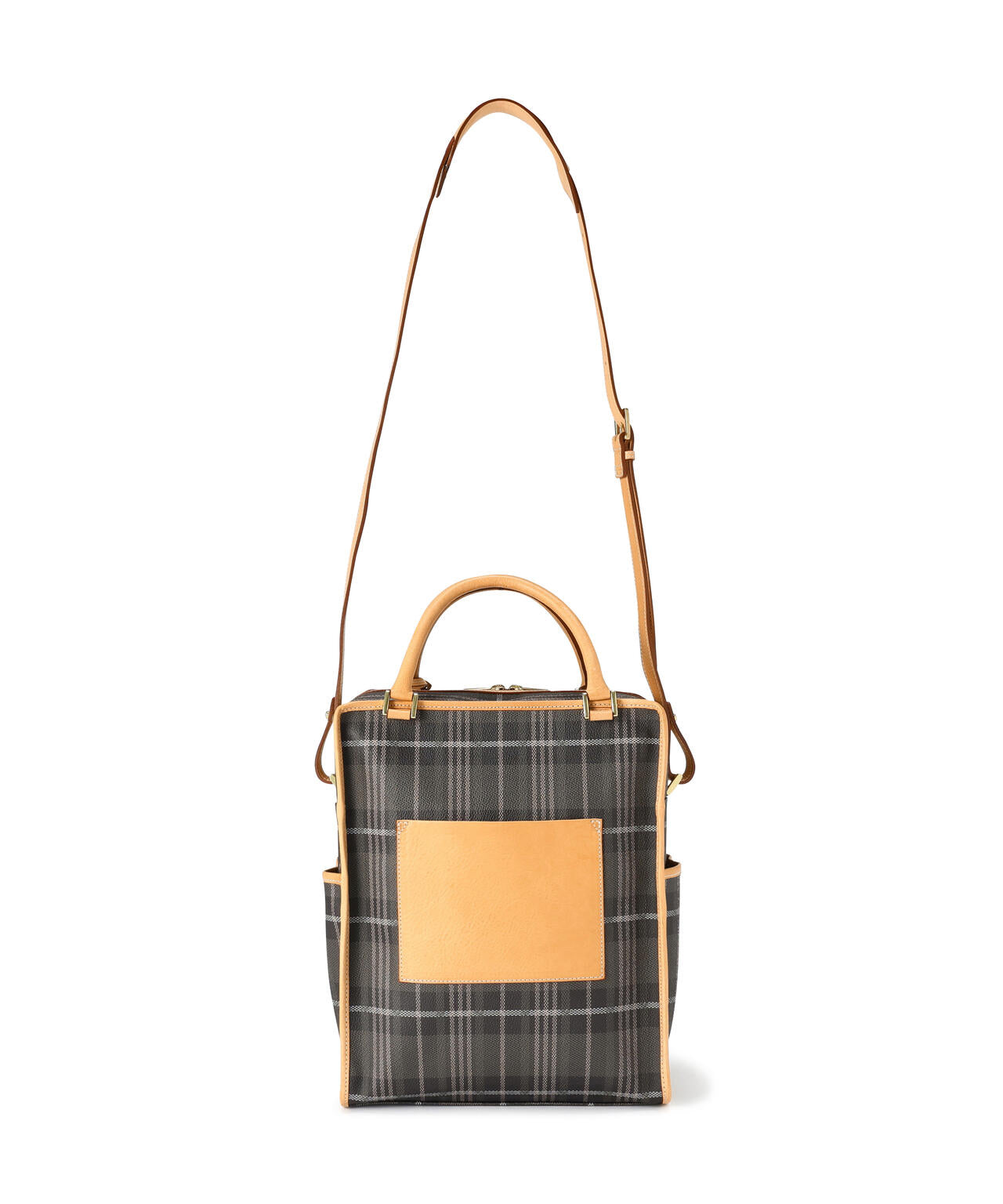 beautiful people/ビューティフルピープル/NOBLE POP PLAID TOTE BAG