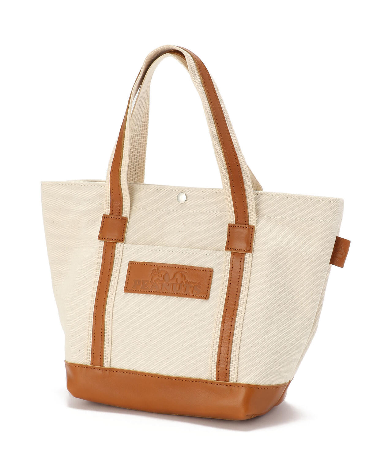 SNOOPY LEATHER COLLECTION/スヌーピーレザーコレクション/レザー×キャンバス トートバッグM