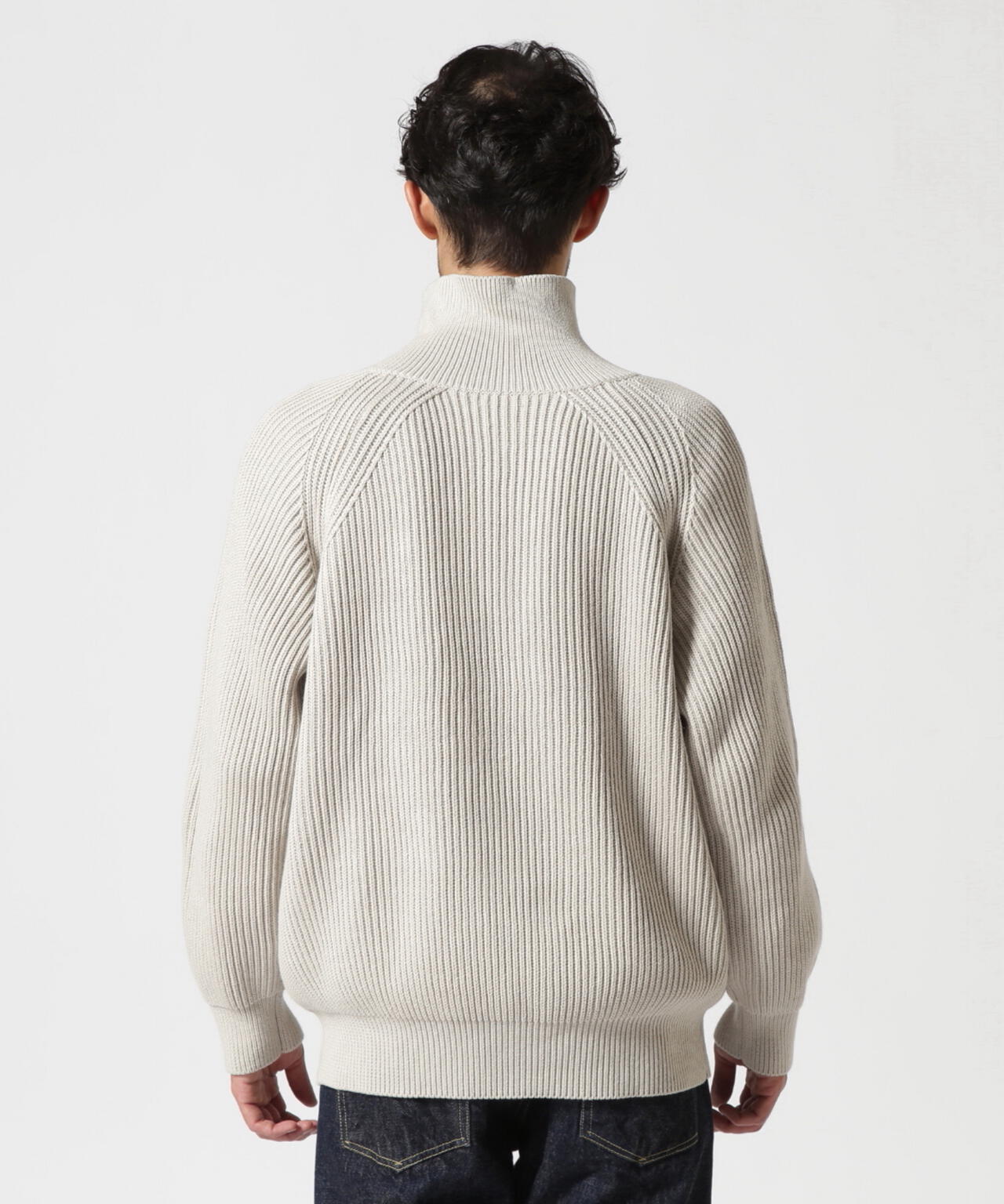 Toironier/トワロニエ/Half Zip Knit