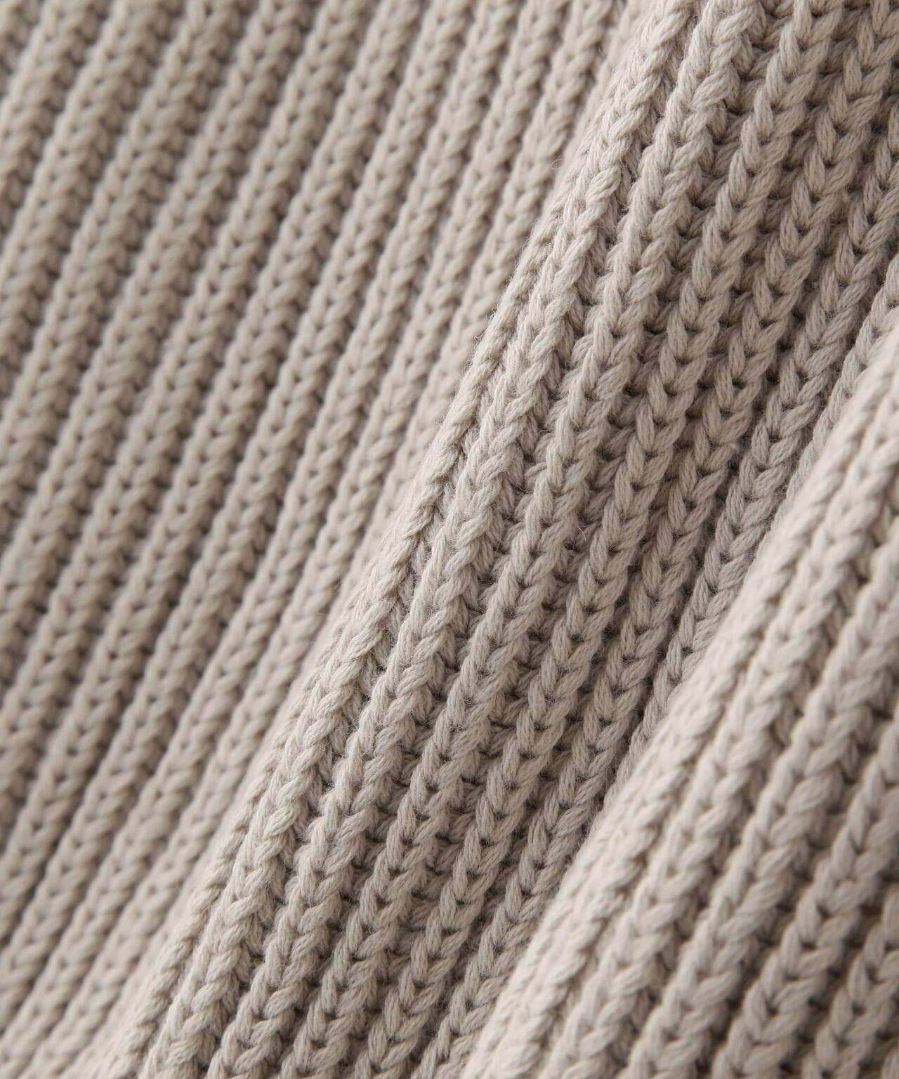Toironier/トワロニエ/Half Zip Knit