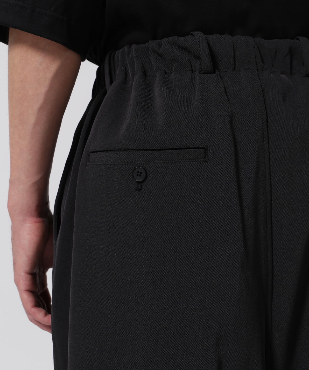 その他ブランド / hayha lamka/スラックスパンツ/FREE/ポリエステル/BLK/HL-24S-001 häyhä lämka /ヘイヘ ラムカ/HIDE PANTS | GARDEN（ガーデン