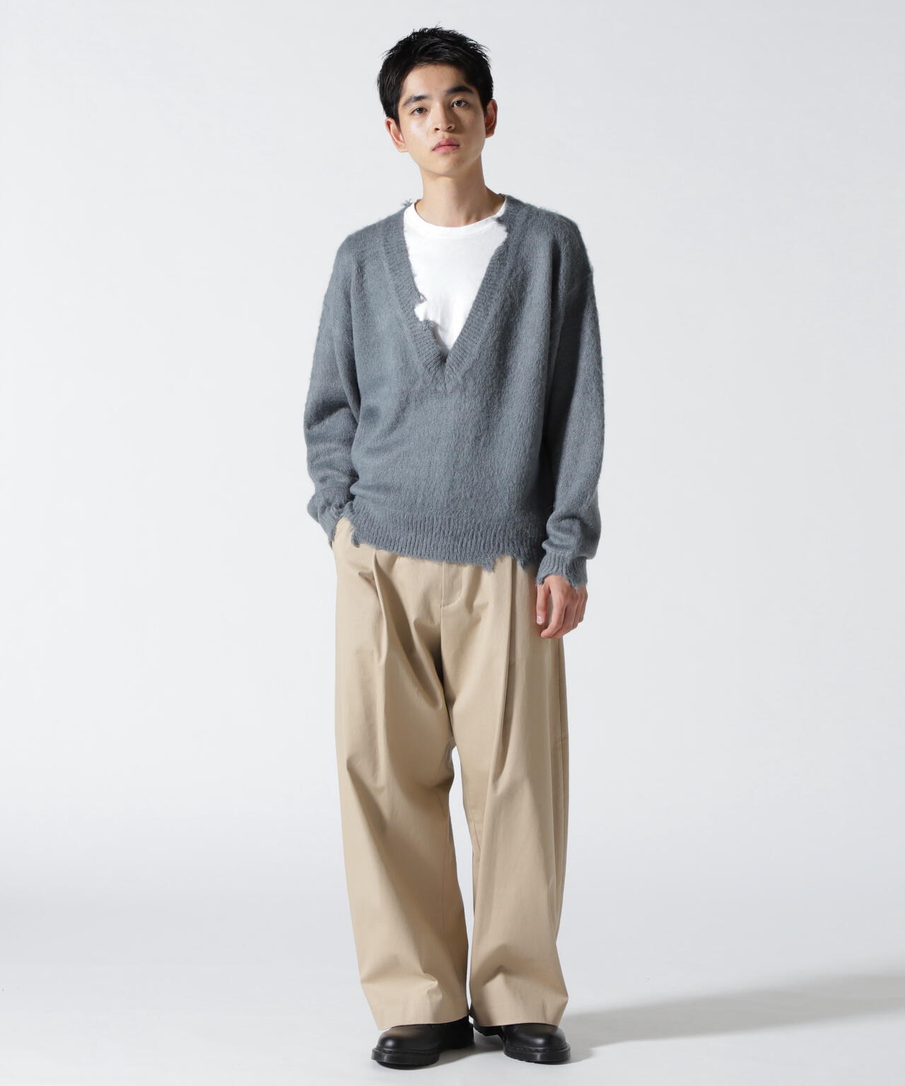 Toironier/トワロニエ/mohair v neck knit | GARDEN（ガーデン