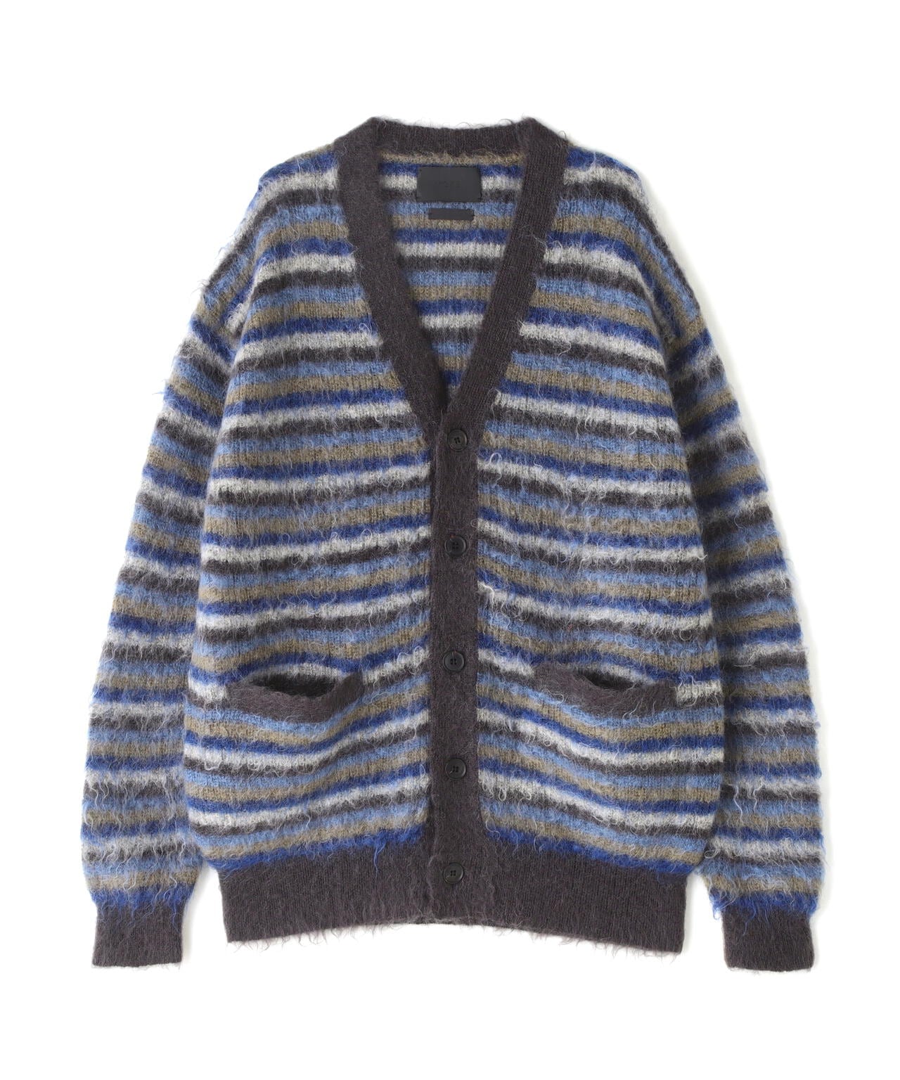 トップス YOKE MOHAIR BORDER CARDIGAN Black YOKE/ヨーク/MOHAIR BORDER CARDIGAN | GARDEN（ガーデン） ｜【公式