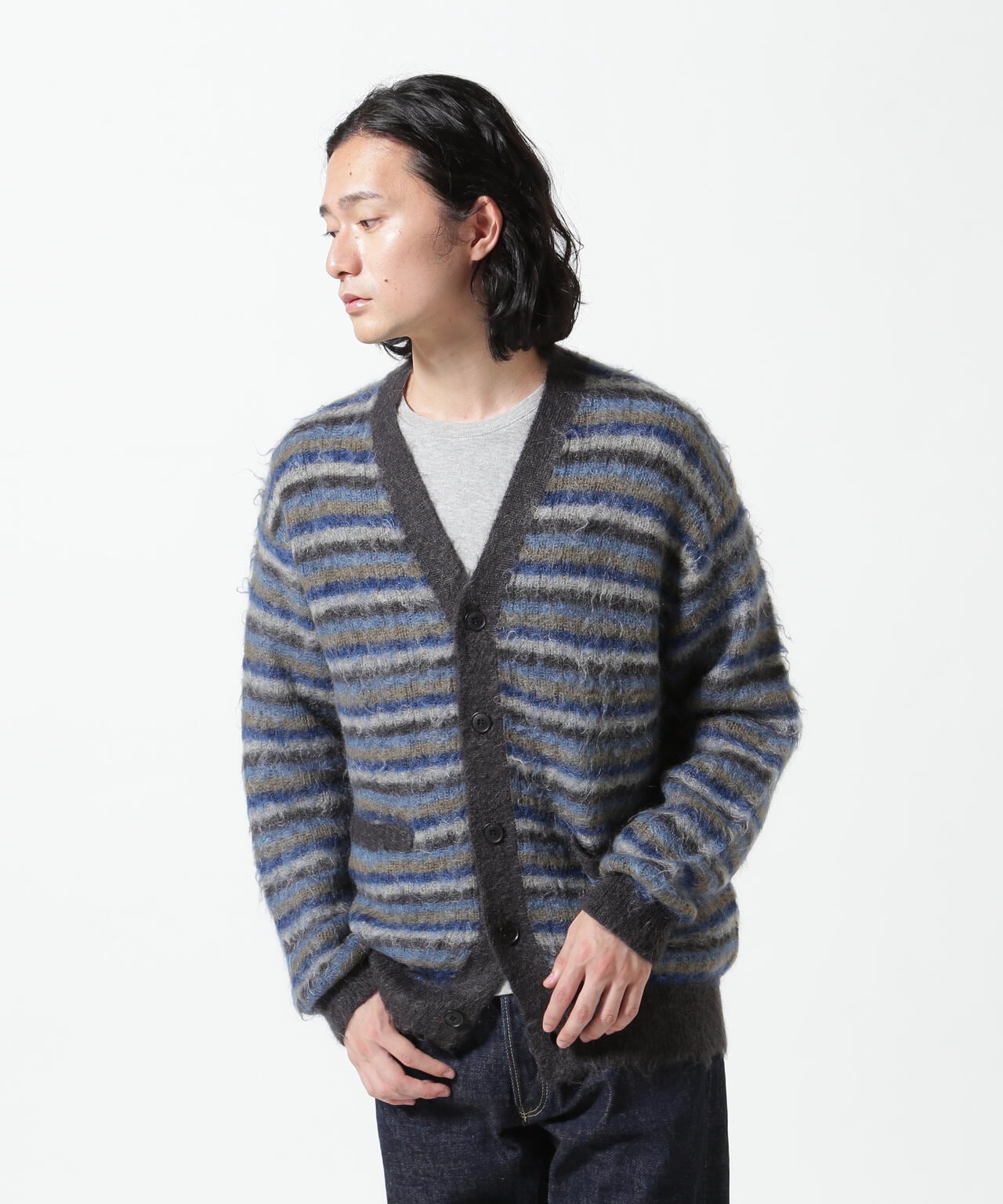 YOKE ヨーク 22SS BORDER CONNECTING CARDIGAN YOKE/ヨーク/MOHAIR BORDER CARDIGAN | GARDEN（ガーデン） ｜【公式