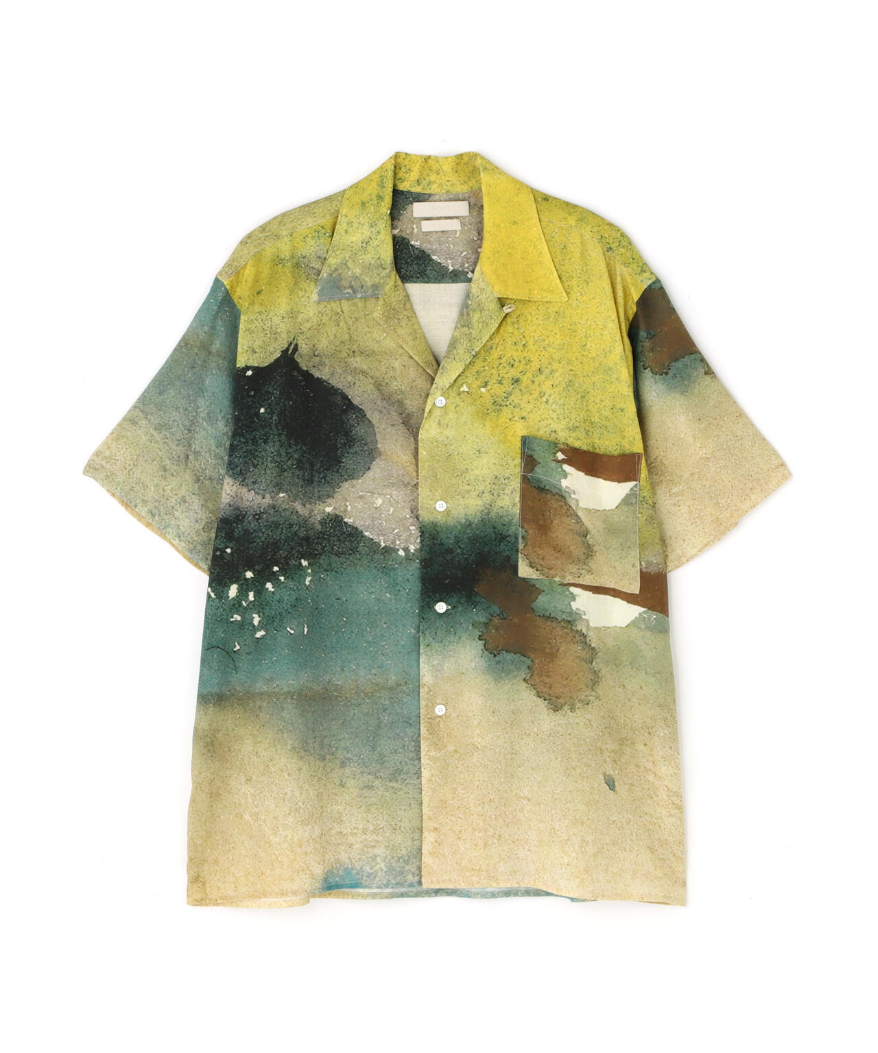 YOKE/ヨーク/LANDSCAPE OPEN COLLER SHIRT | GARDEN（ガーデン