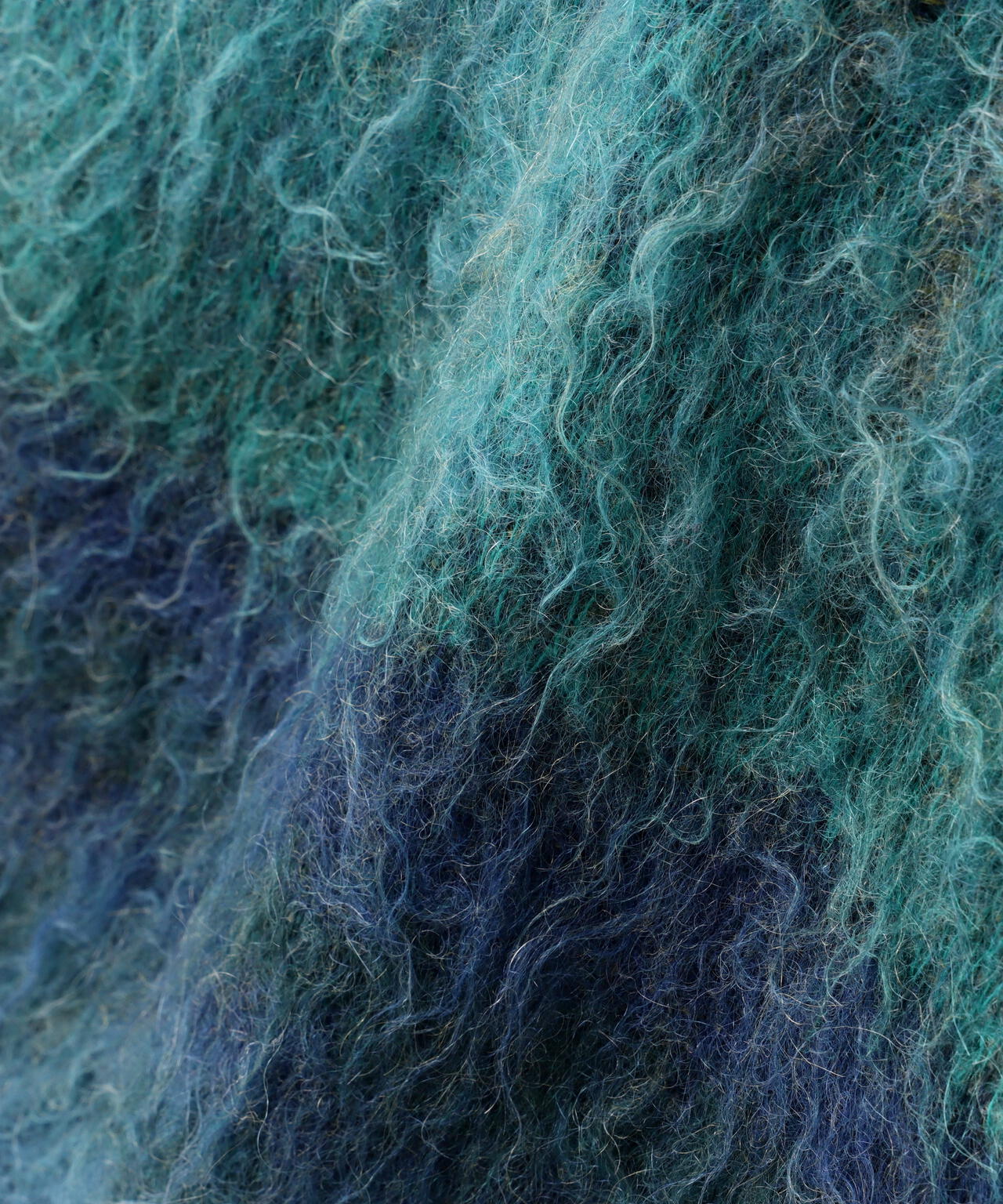 YOKE/ヨーク/KID MOHAIR WOOL BRUSHED TREE JAQUARD SWEATER | GARDEN