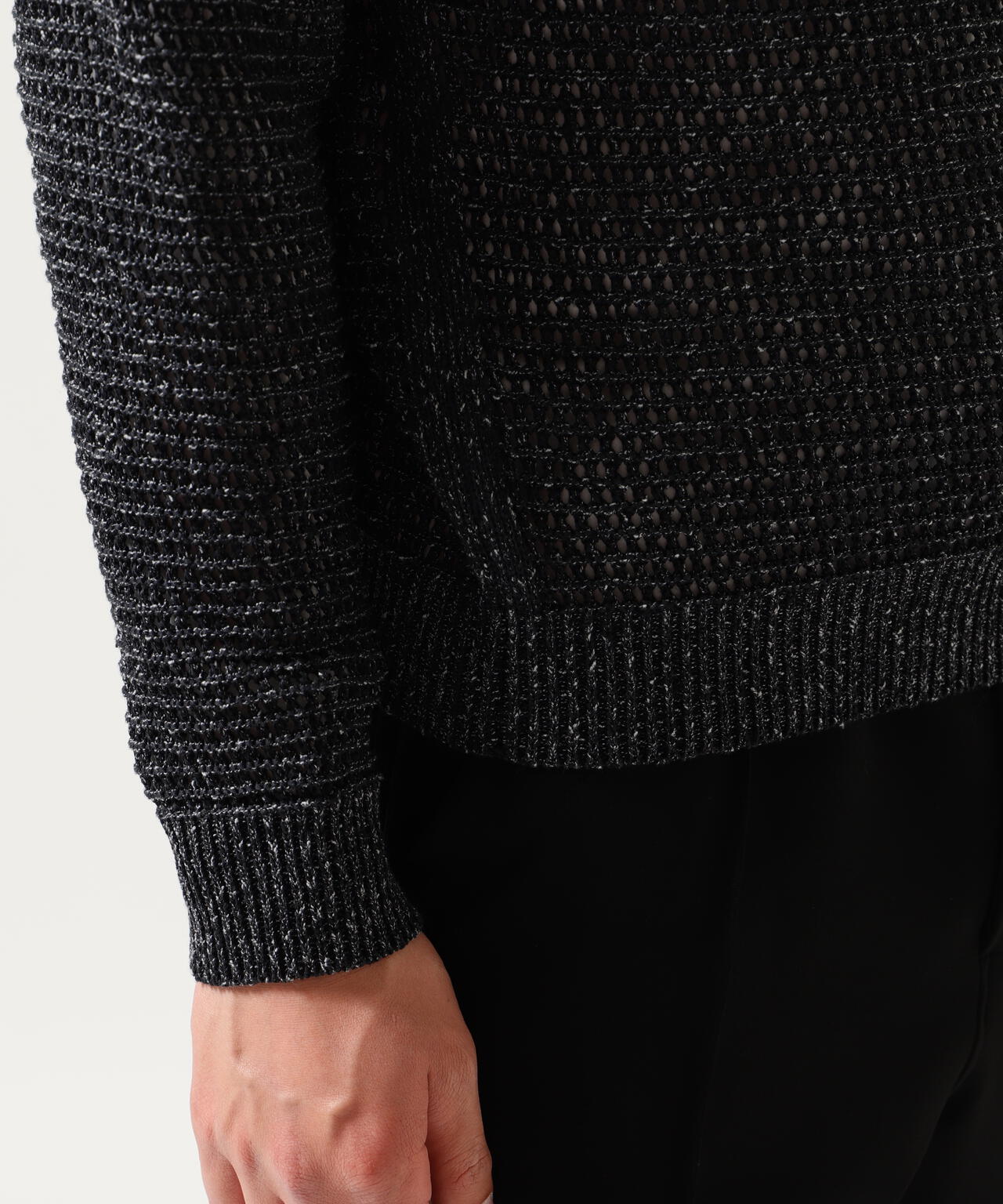 YOKE/ヨーク/MESH KNITTED CREWNECK SWEATER | GARDEN（ガーデン