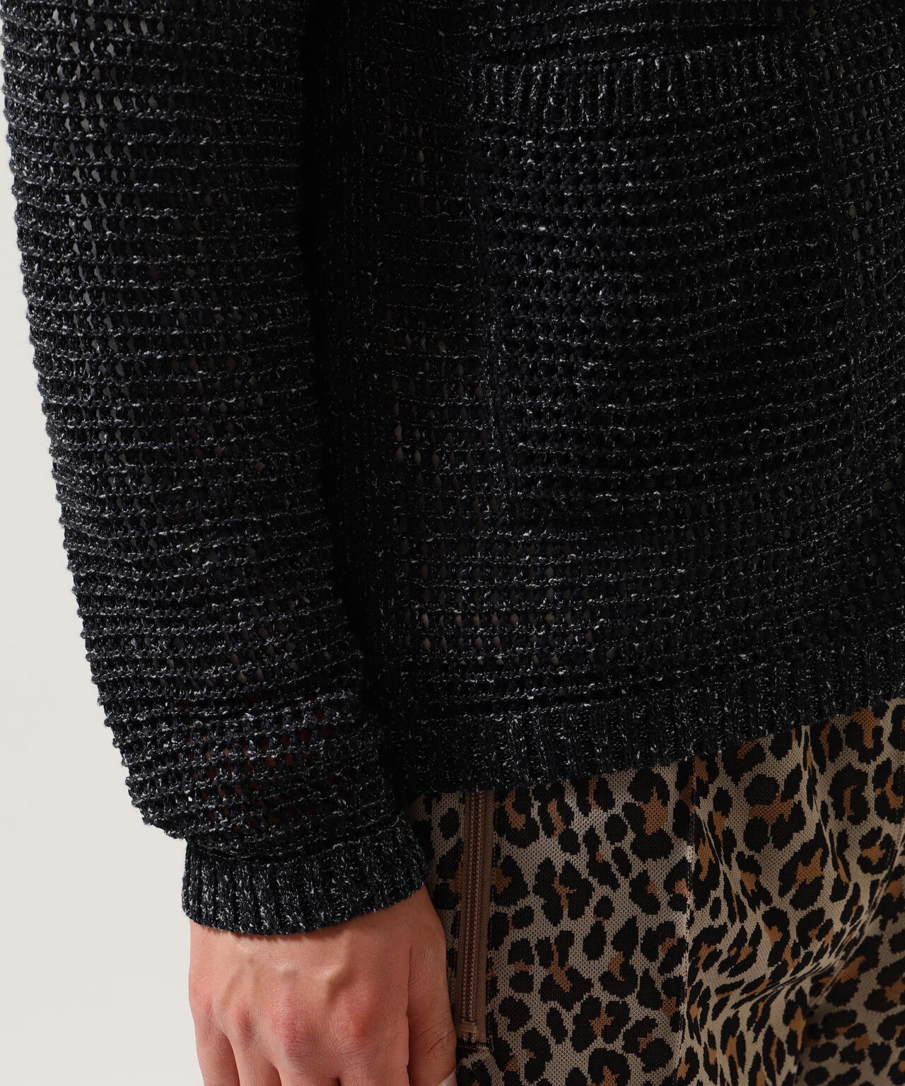 YOKE / ヨーク / MESH KNITTED SHIRT CARDIGAN | GARDEN（ガーデン