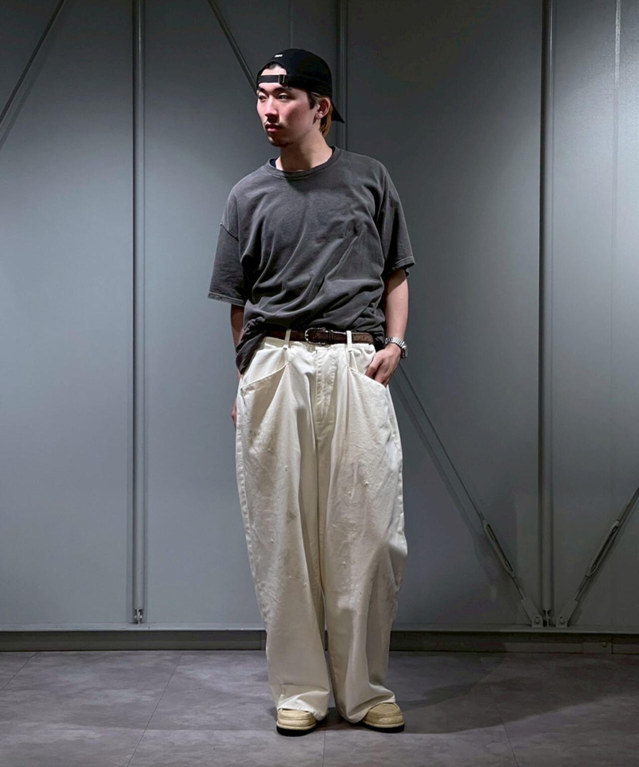 ANCELLM/アンセルム/WIDE CHINO SLACKS