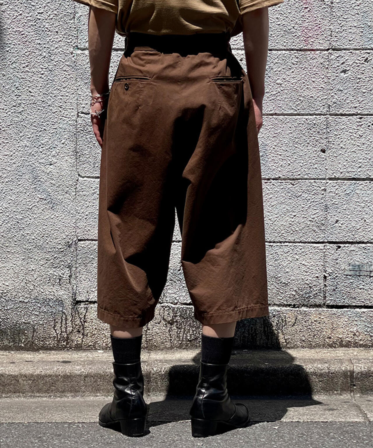 Toironier/トワロニエ/Belted Chino Shorts
