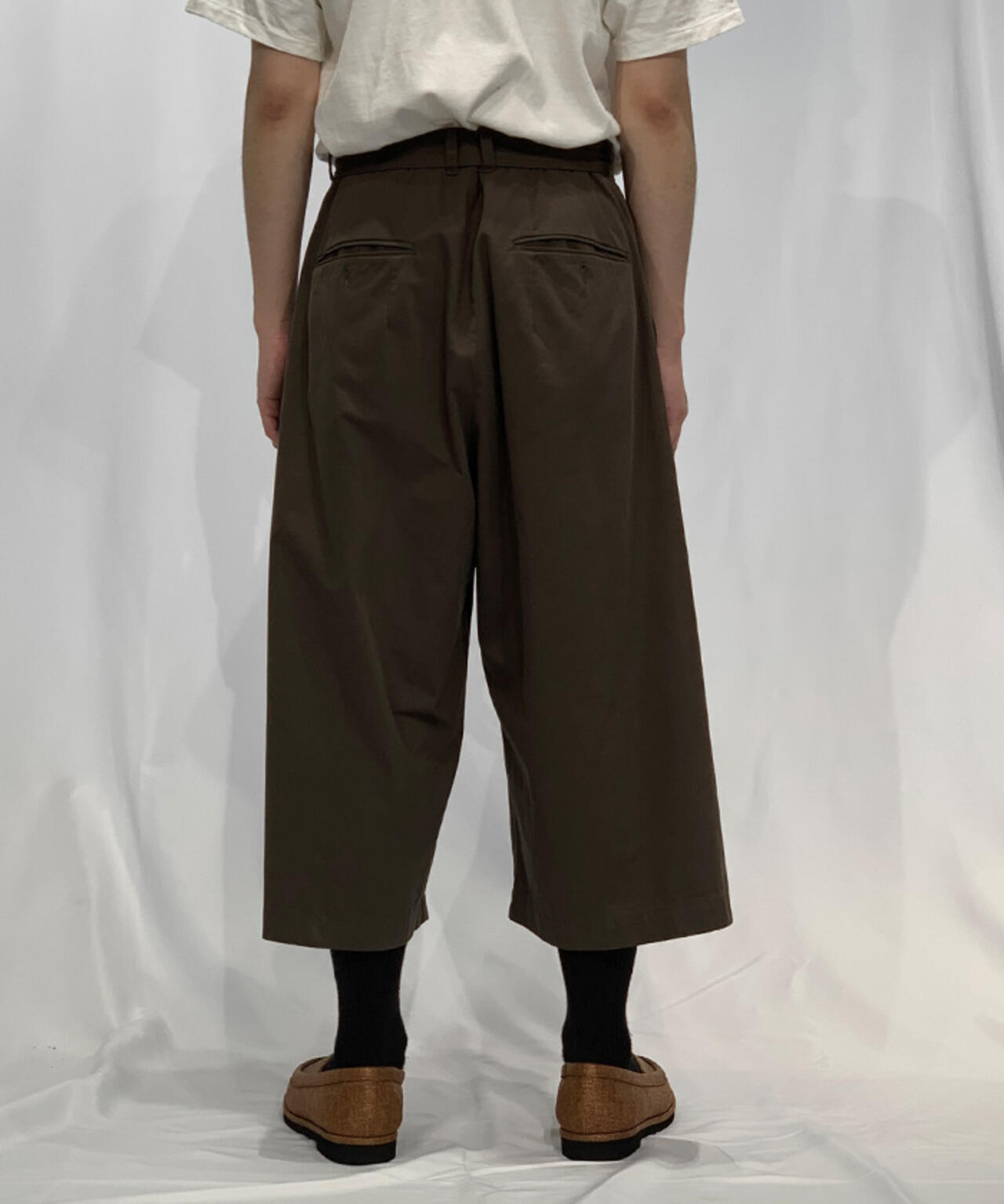 Toironier/トワロニエ/Belted Chino Shorts
