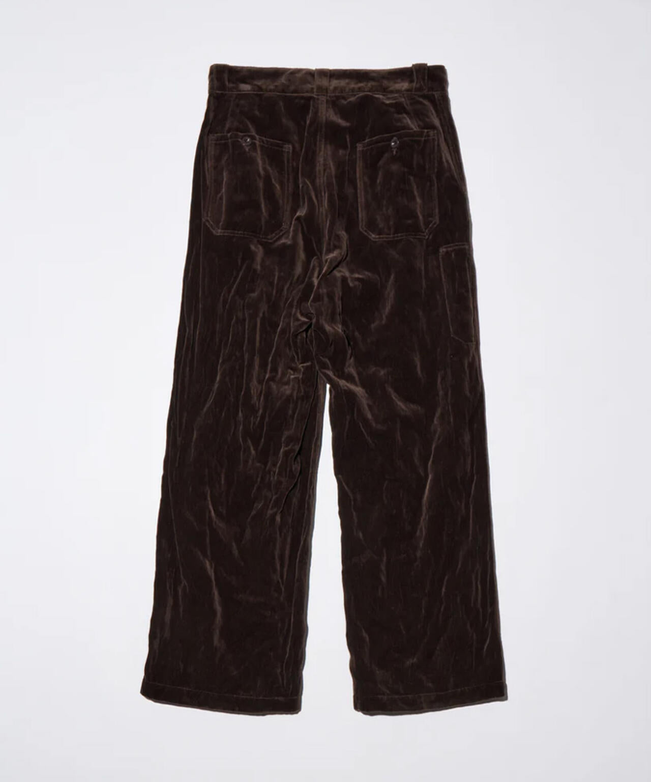 THOUSANDS/サウザンズ/WRINKLED VELVET LABORTROUSERS
