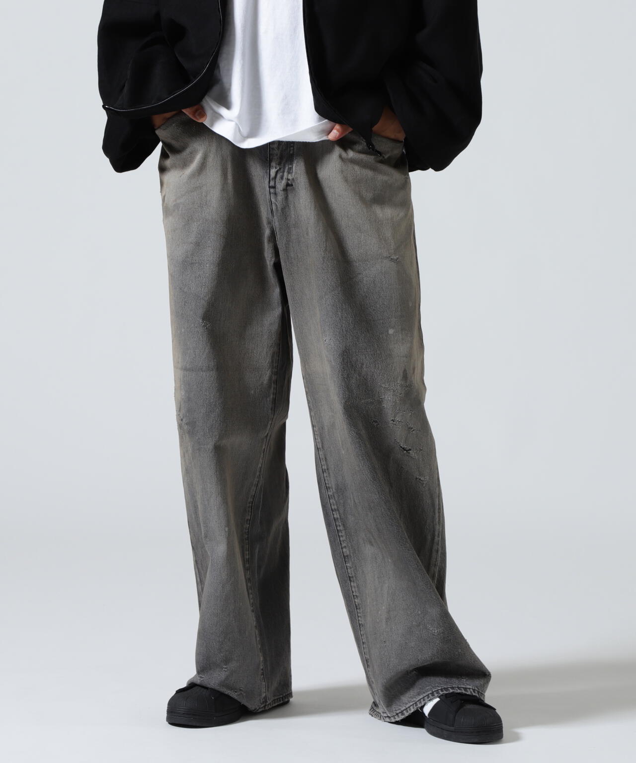 ANCELLM/アンセルム/DENIM WIDE SLACKS