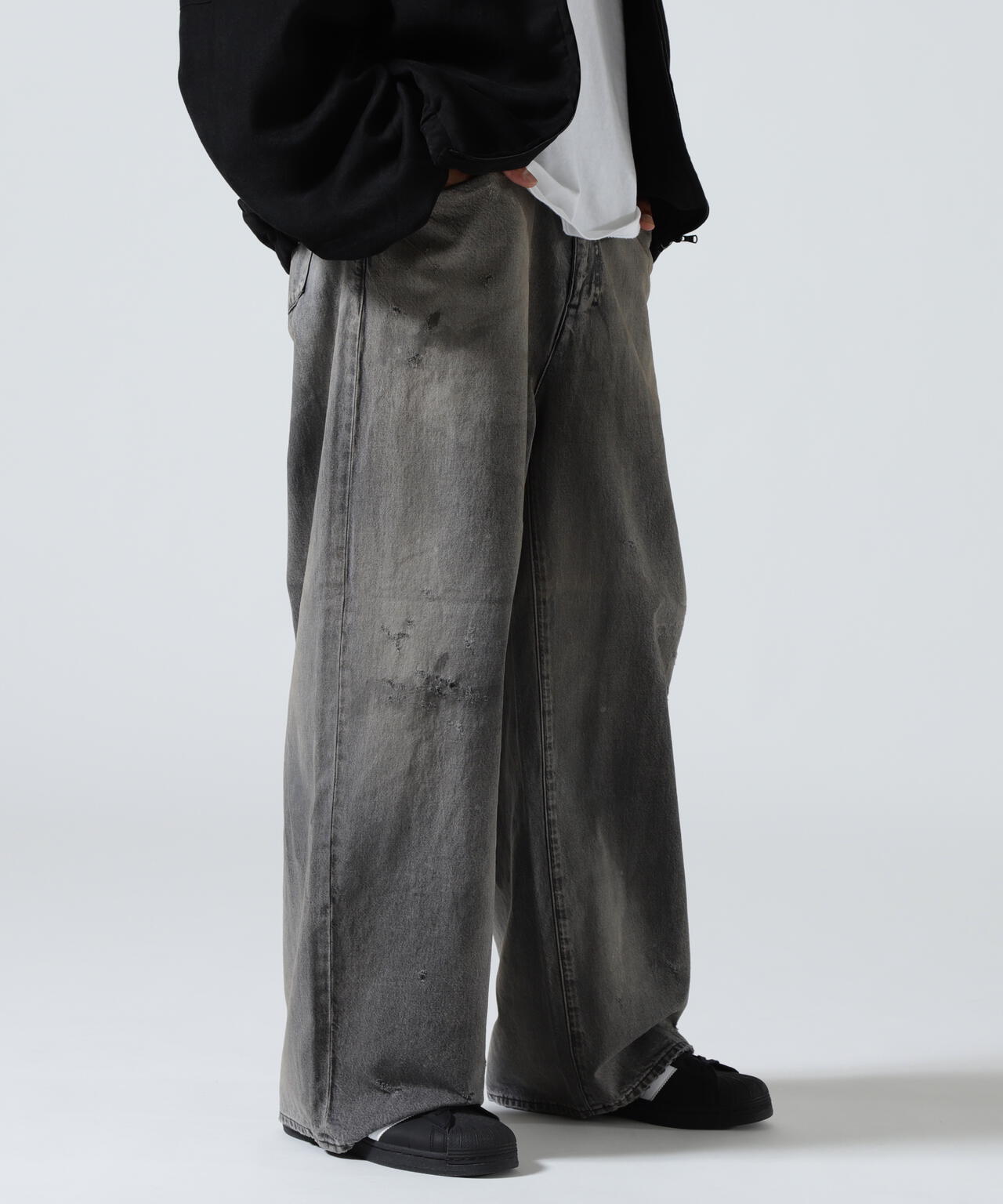 ANCELLM/アンセルム/DENIM WIDE SLACKS