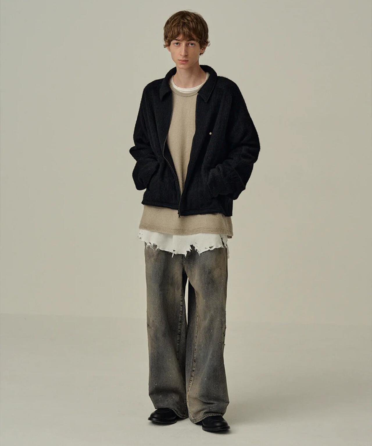 ANCELLM/アンセルム/DENIM WIDE SLACKS