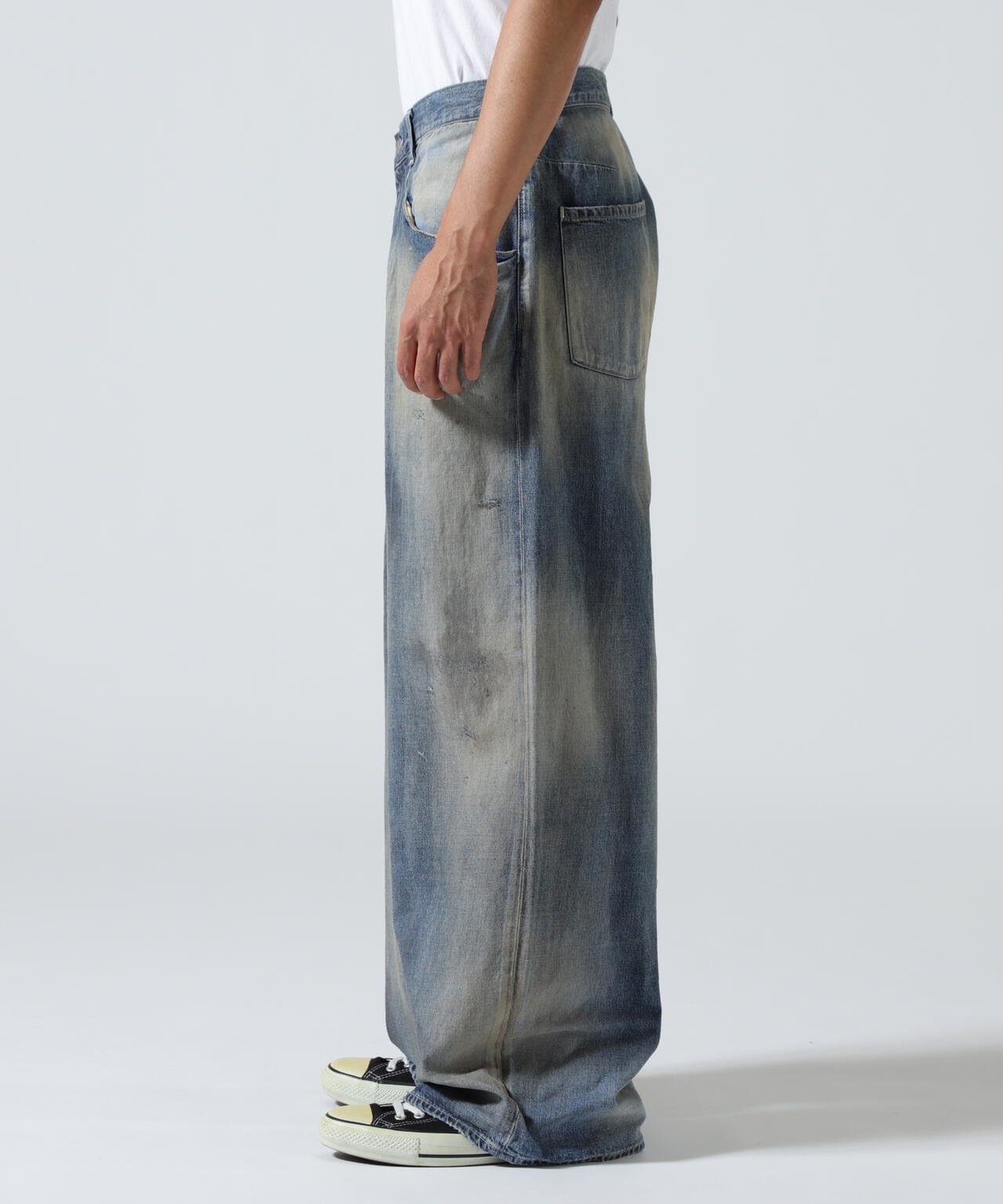 ANCELLM/アンセルム/DENIM WIDE SLACKS