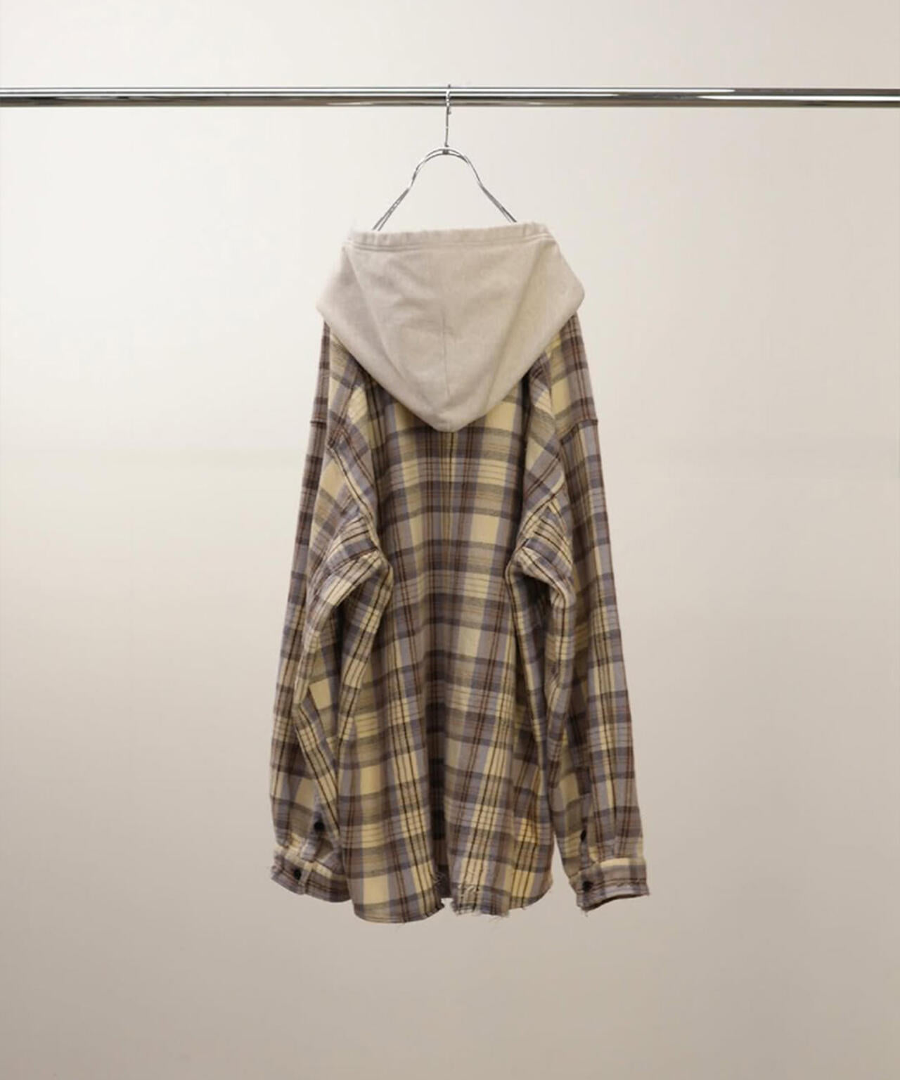 ANCELLM/アンセルム/NEL CHECK HOODIE SHIRT