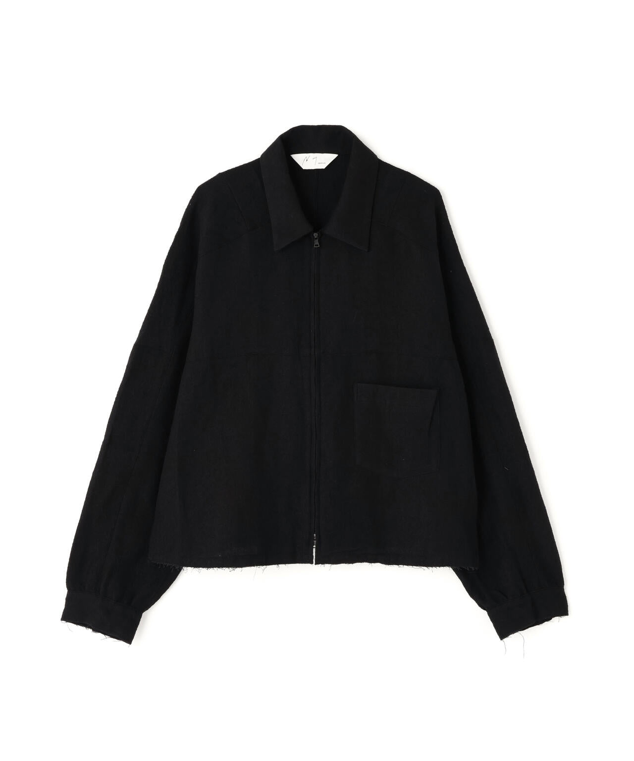 ANCELLM/アンセルム/SHRINK WOOL SHORT ZIPUP SHIRT JACKET