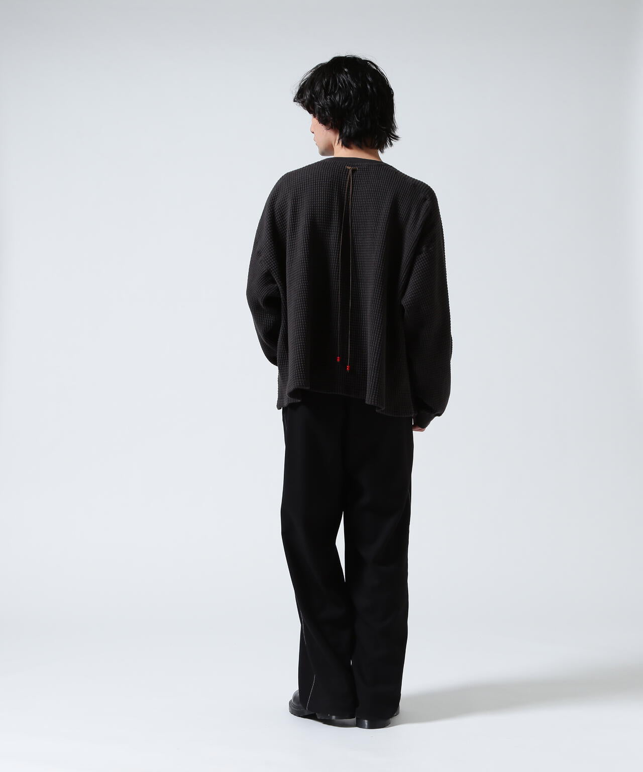 ANCELLM/アンセルム/HEAVY WAFFLE OVER LS