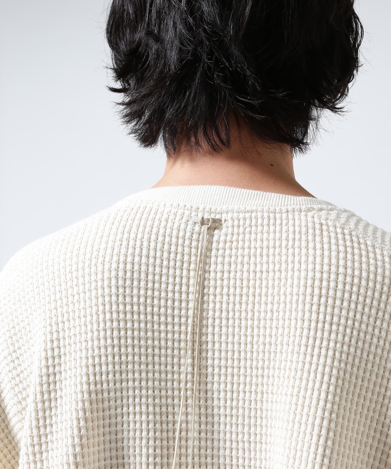 ANCELLM/アンセルム/HEAVY WAFFLE OVER LS