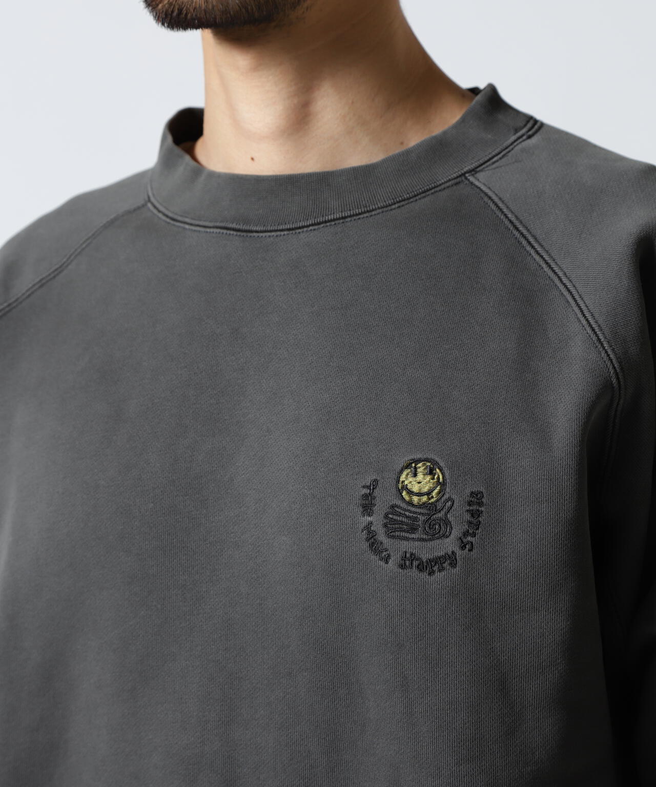 The Make Happy Studio/ザメイクハッピーストゥディオ/RAGLAN CREWNECK SWEAT