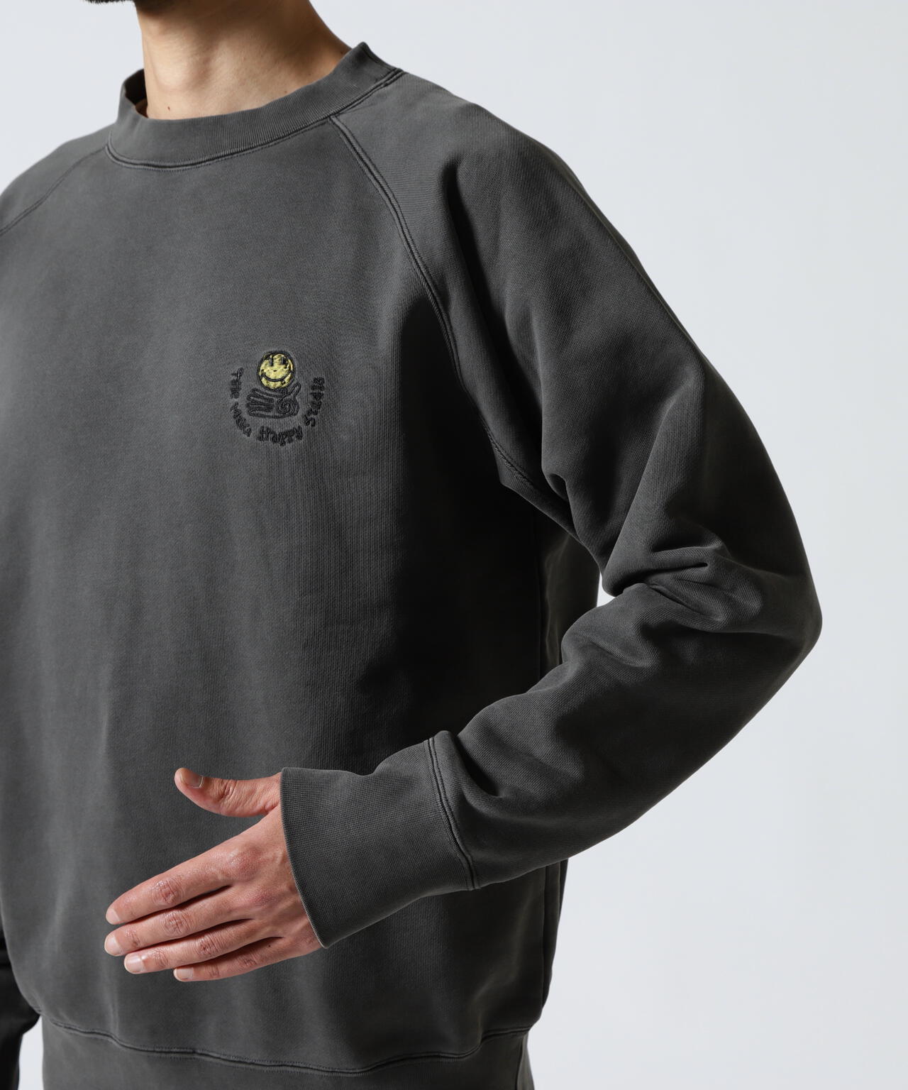 The Make Happy Studio/ザメイクハッピーストゥディオ/RAGLAN CREWNECK SWEAT