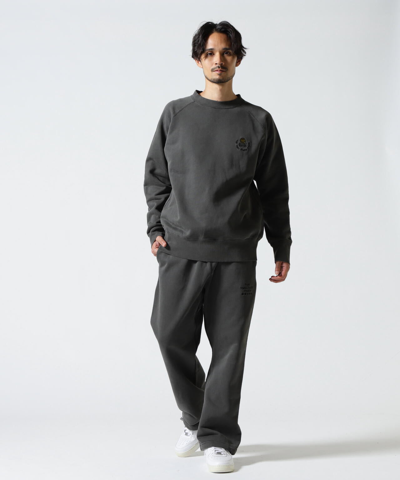 The Make Happy Studio/ザメイクハッピーストゥディオ/RAGLAN CREWNECK SWEAT