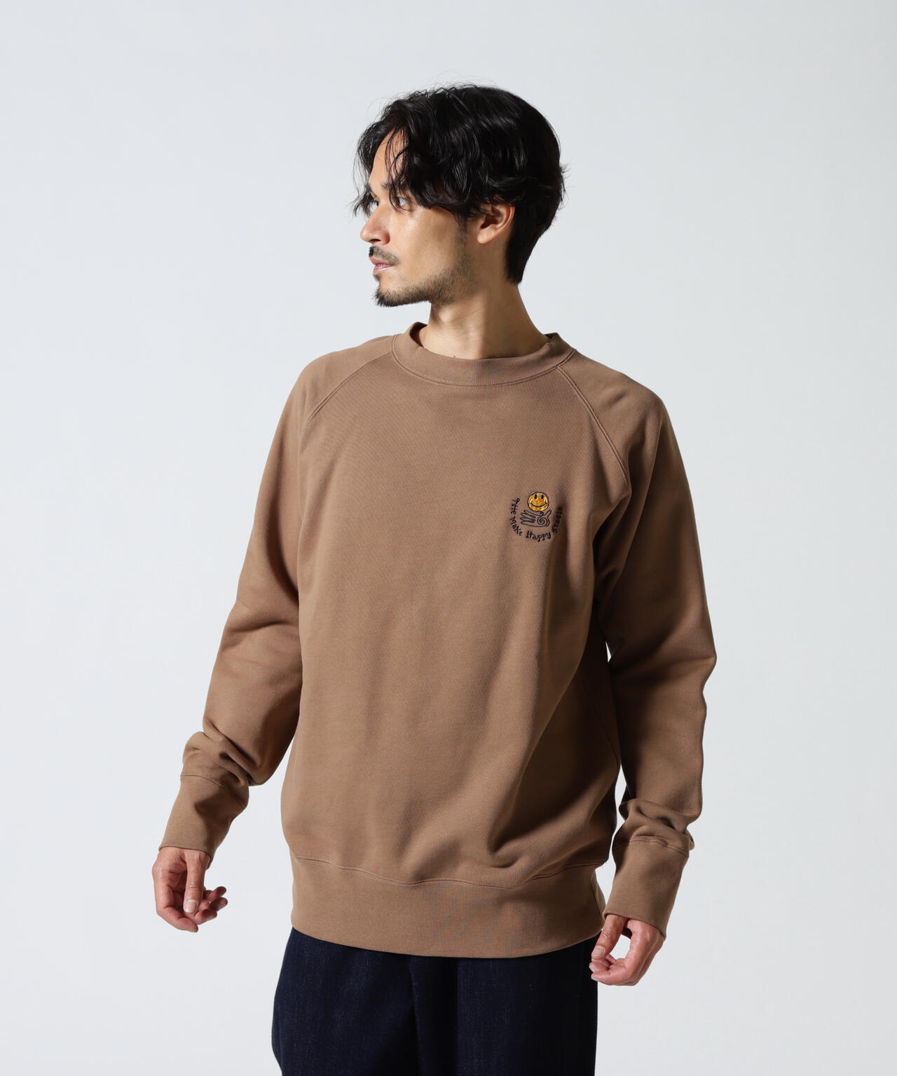 The Make Happy Studio/ザメイクハッピーストゥディオ/RAGLAN CREWNECK SWEAT