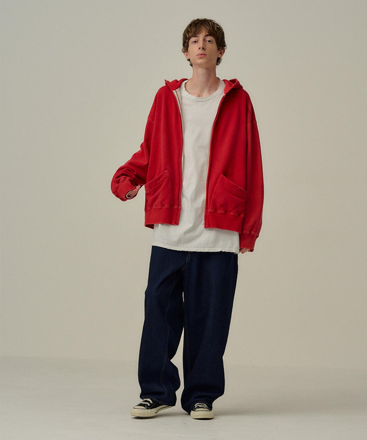 ANCELLM/アンセルム/ZIP UP HOODIE