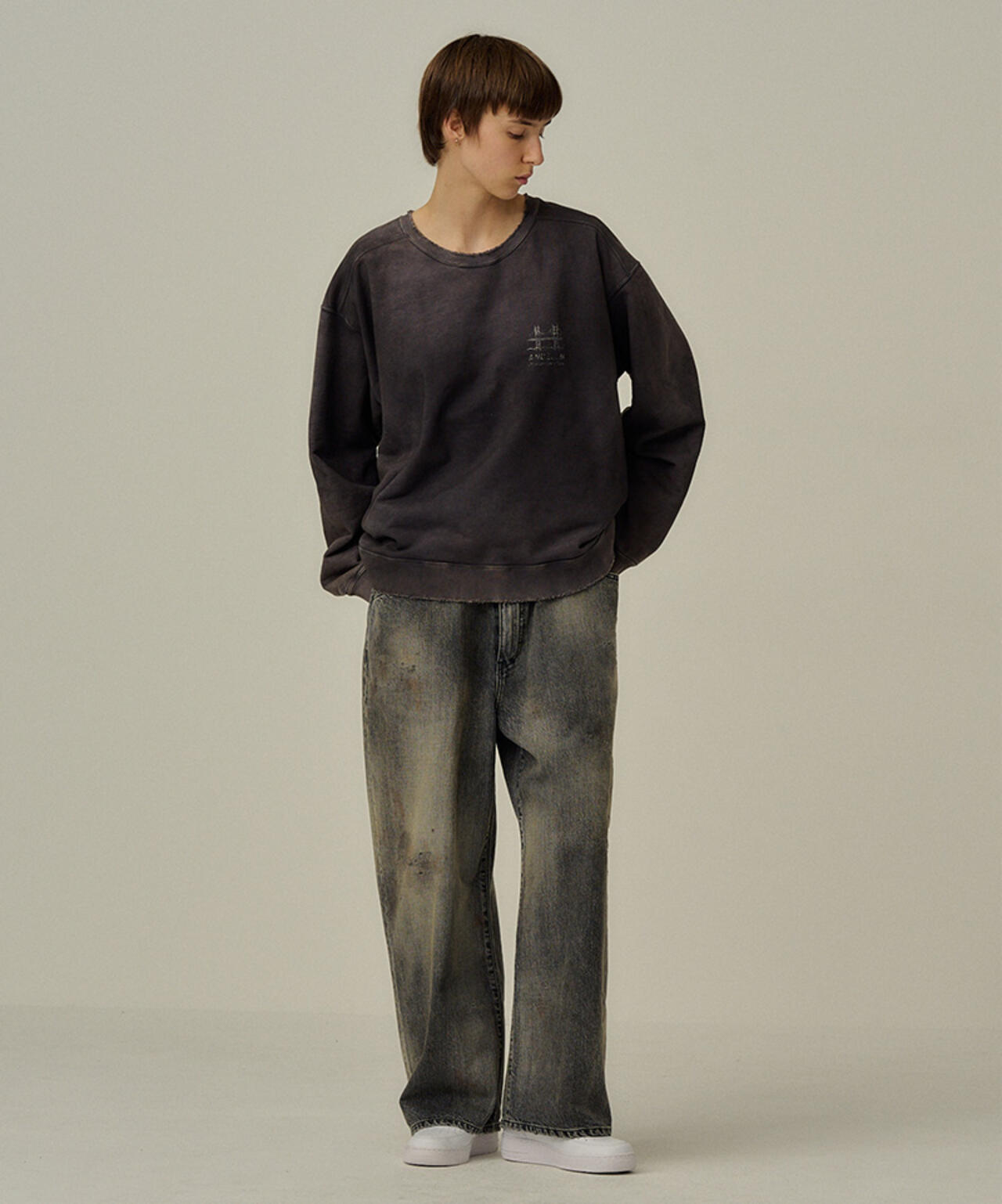 ANCELLM/アンセルム/BRIDGE SWEAT SHIRT