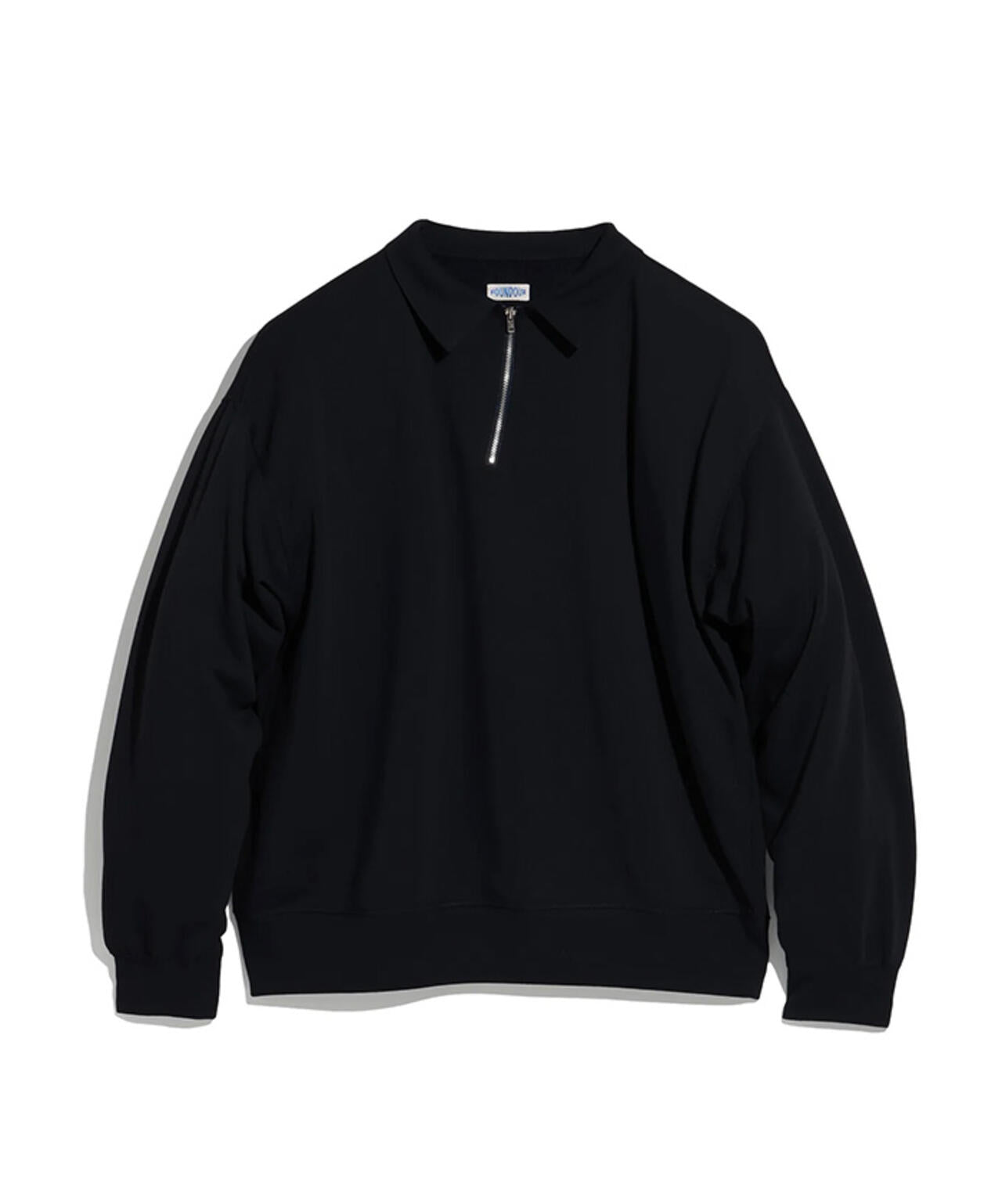 FOUNDOUR/ファウンダ/HALF ZIP LONG SLEEVE SHIRT